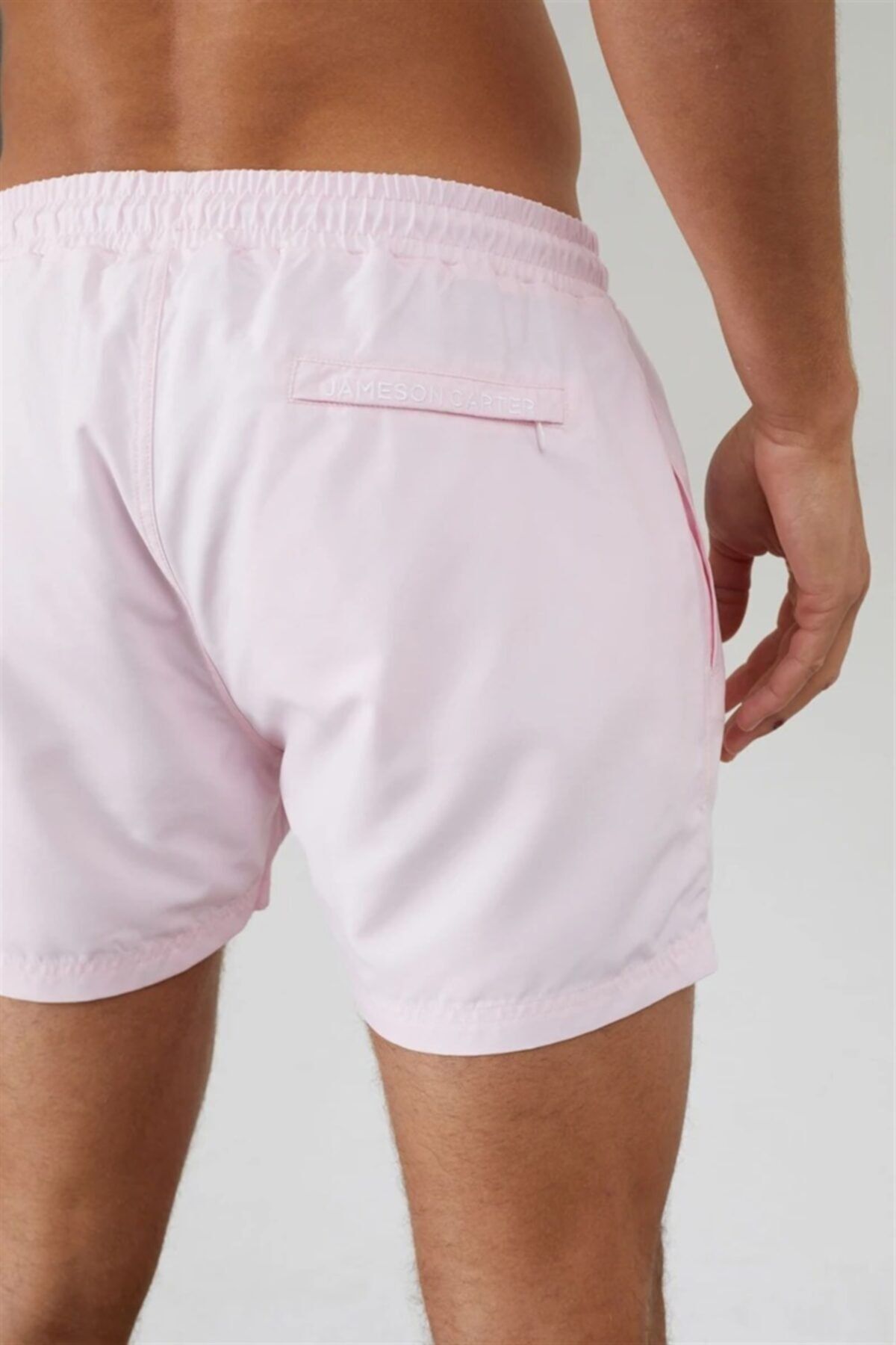 Cepli Pastel Deniz Şortu Pembe IR6325