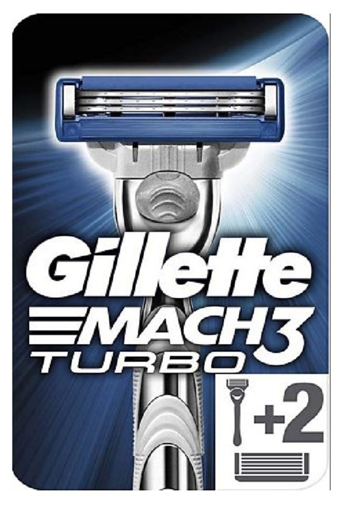 Gillette Mach3 Turbo 2 Yedekli Tıraş Makinesi
