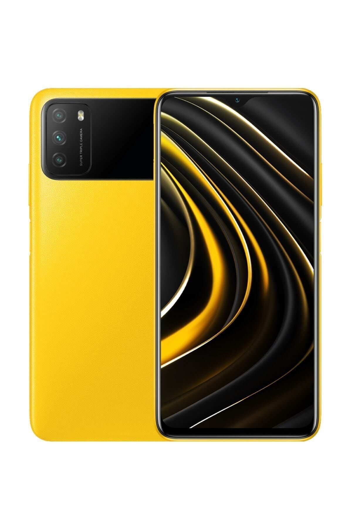 POCO M3 128 GB Sarı Cep Telefonu (K.V.K TEKNİK SERVİS GÜVENCESİ ALTINDADIR.)