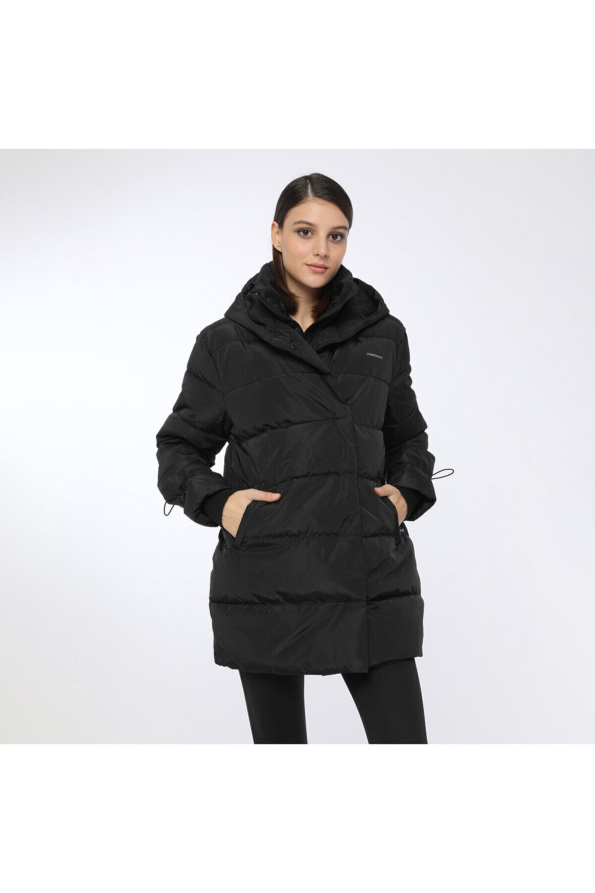 Lumberjack KARINA COAT Siyah Kadın Uzun Kaban 100559762