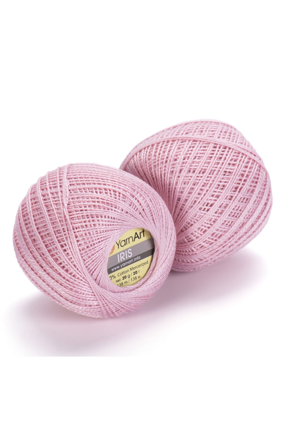 Yarnart Irıs - Merserize Dantel Ipi Pembe-914