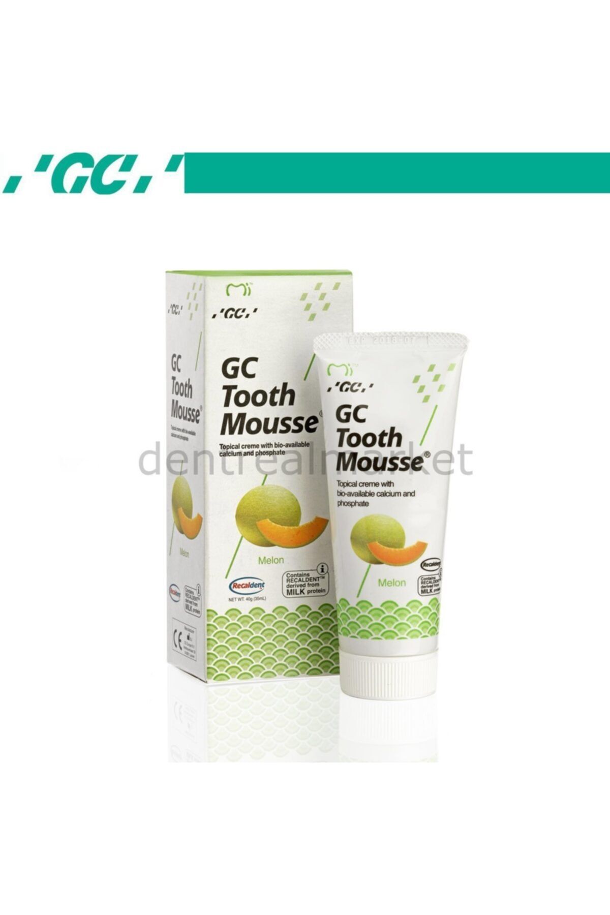 GC Tooth Mousse Çocuklar Için Diş Minelerini Koruyucu Bakım Kremi Macunu 40 Gr Kavun