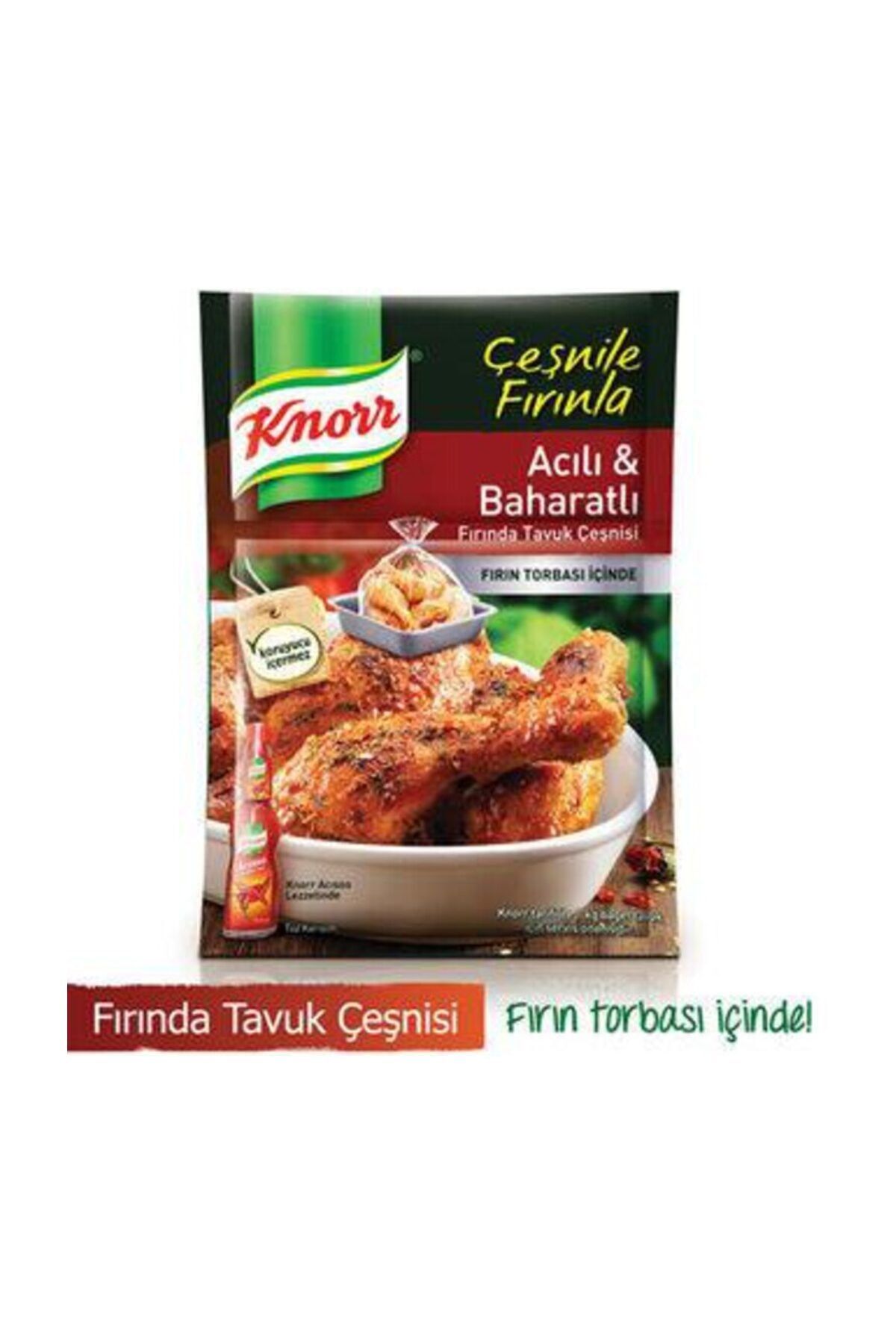 Knorr Acılı Baharatlı Fırında Tavuk Çeşnisi 34 gr
