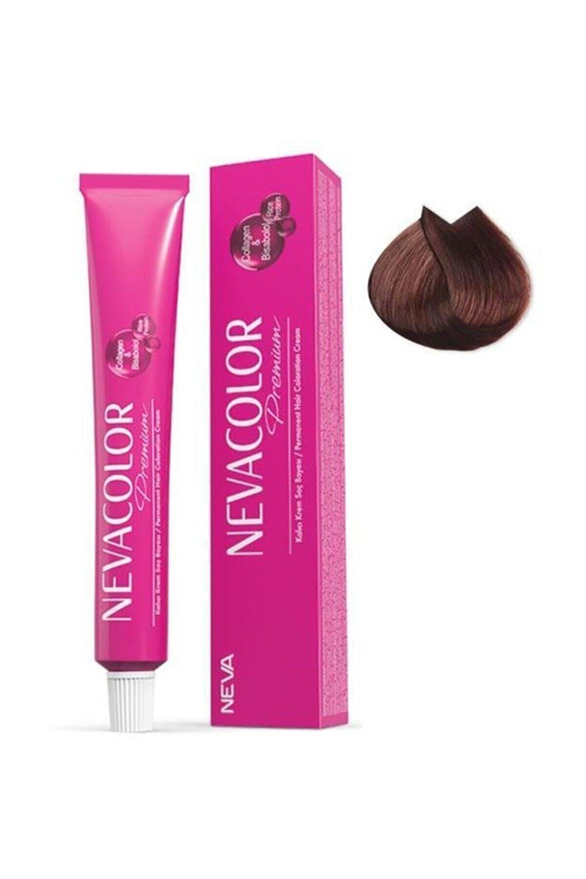 Neva Color Premium Tüp Saç Boyası 6.35 Çikolata Karamel 50 ml 8690057635007