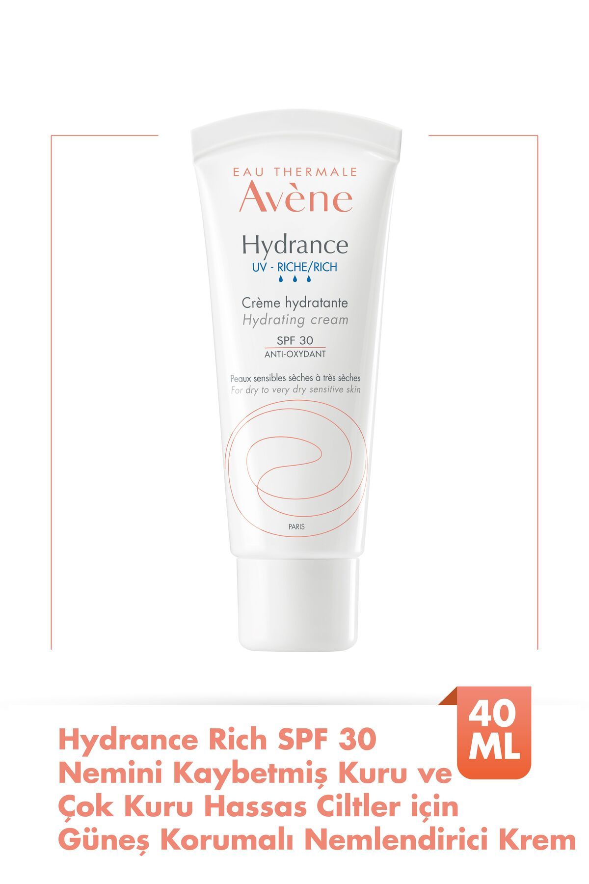 Avene Hydrance Uv Rich Spf30 Cream 40 ml