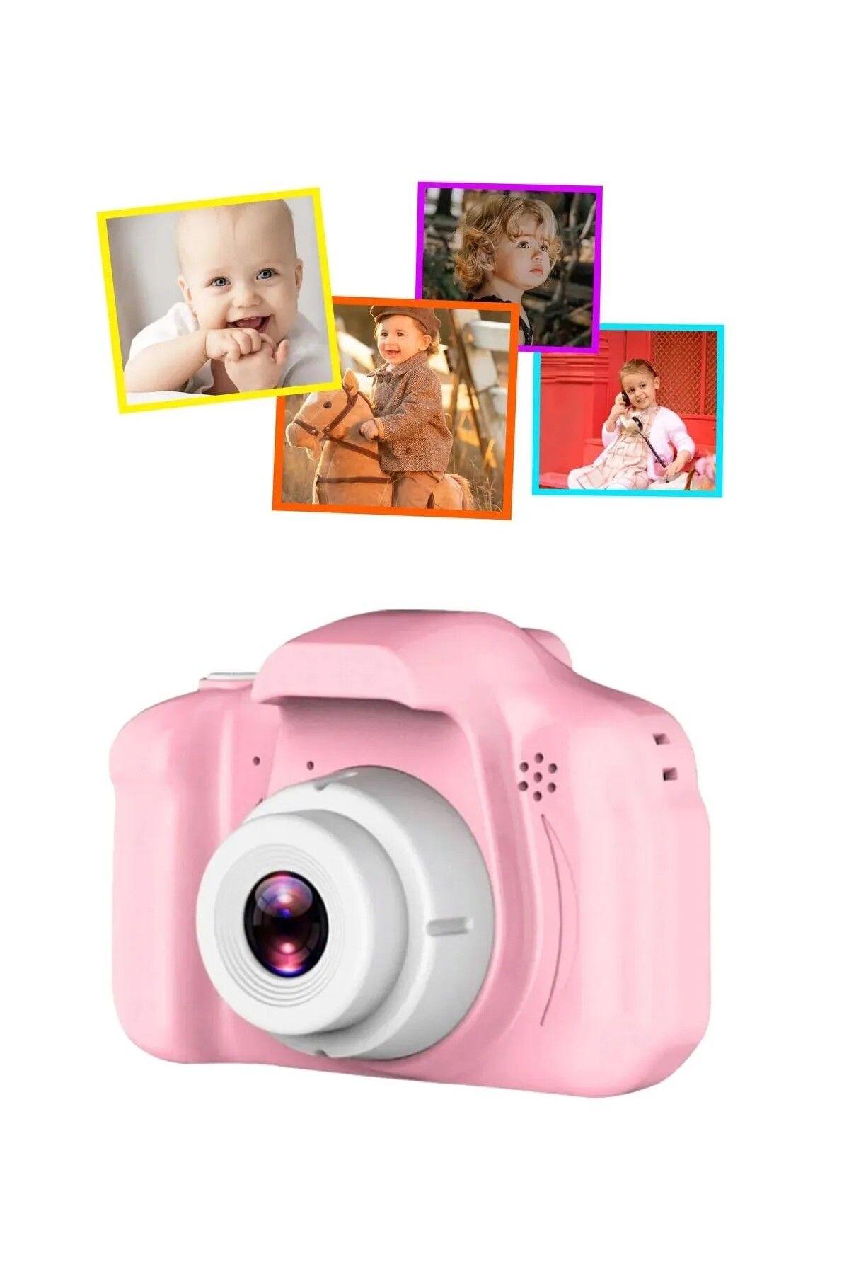 Torima Dijital Fotoğraf Makinesi Çocuk Mini 1080p Hd Kamera Selfie