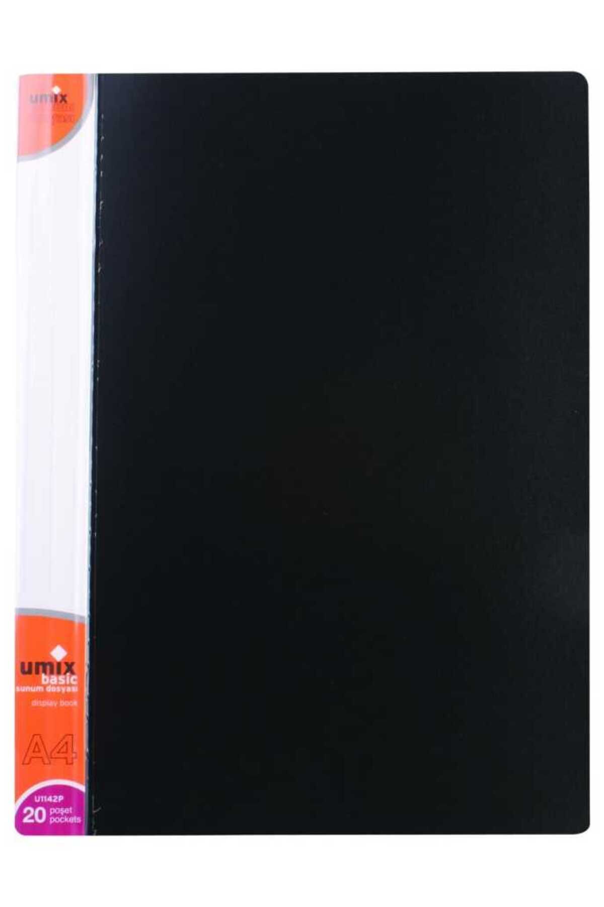 Umix U1142 20 Yaprak Siyah Sunum Dosyası