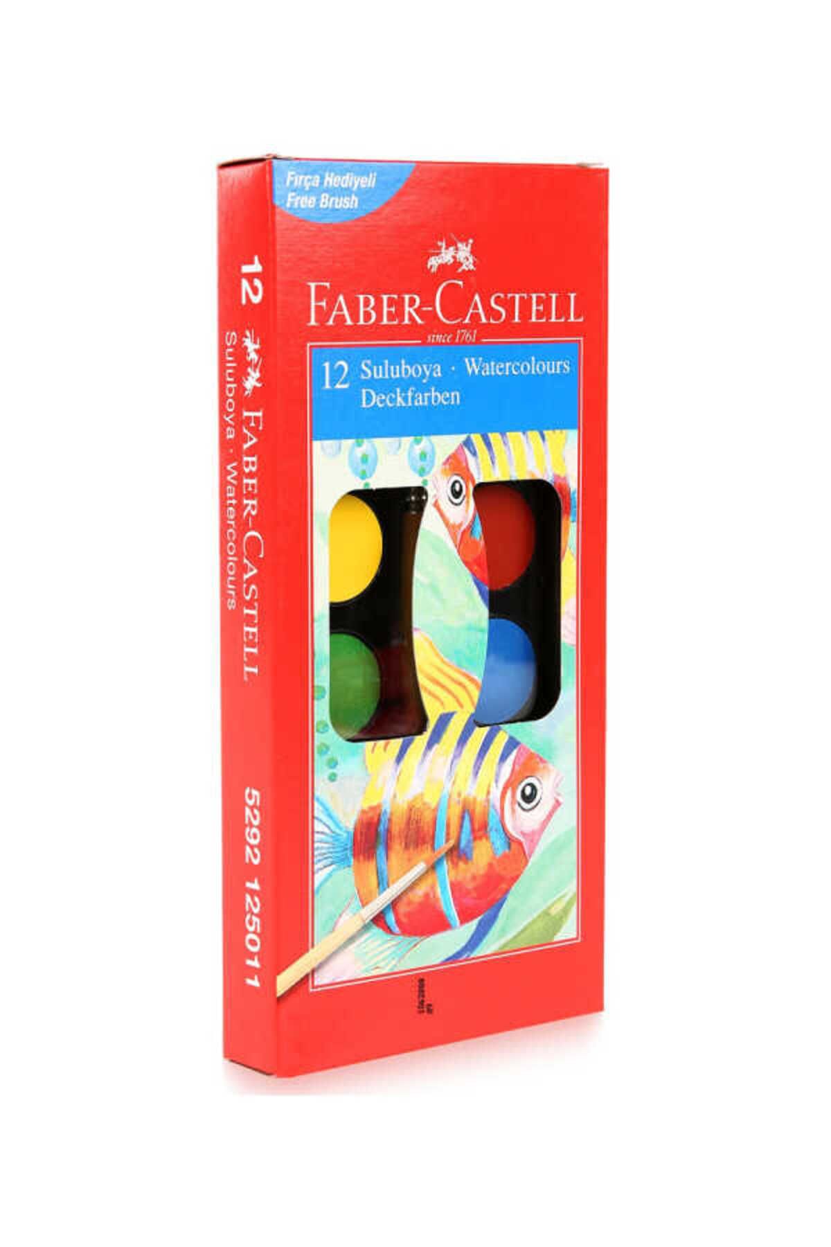 Faber Castell Sulu Boya 12li Büyük Boy