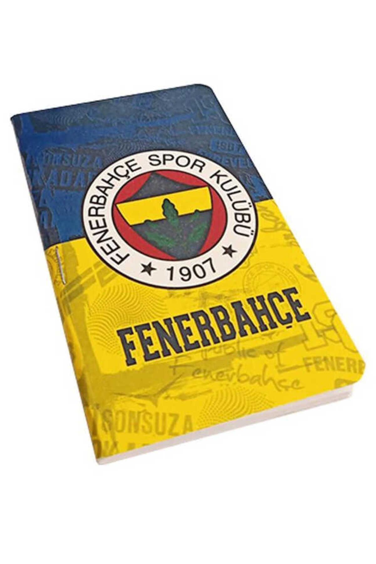 HOBİMOBİ Fenerbahçe Bloknot Çizgili 32 Yaprak 8 X 13 Cm