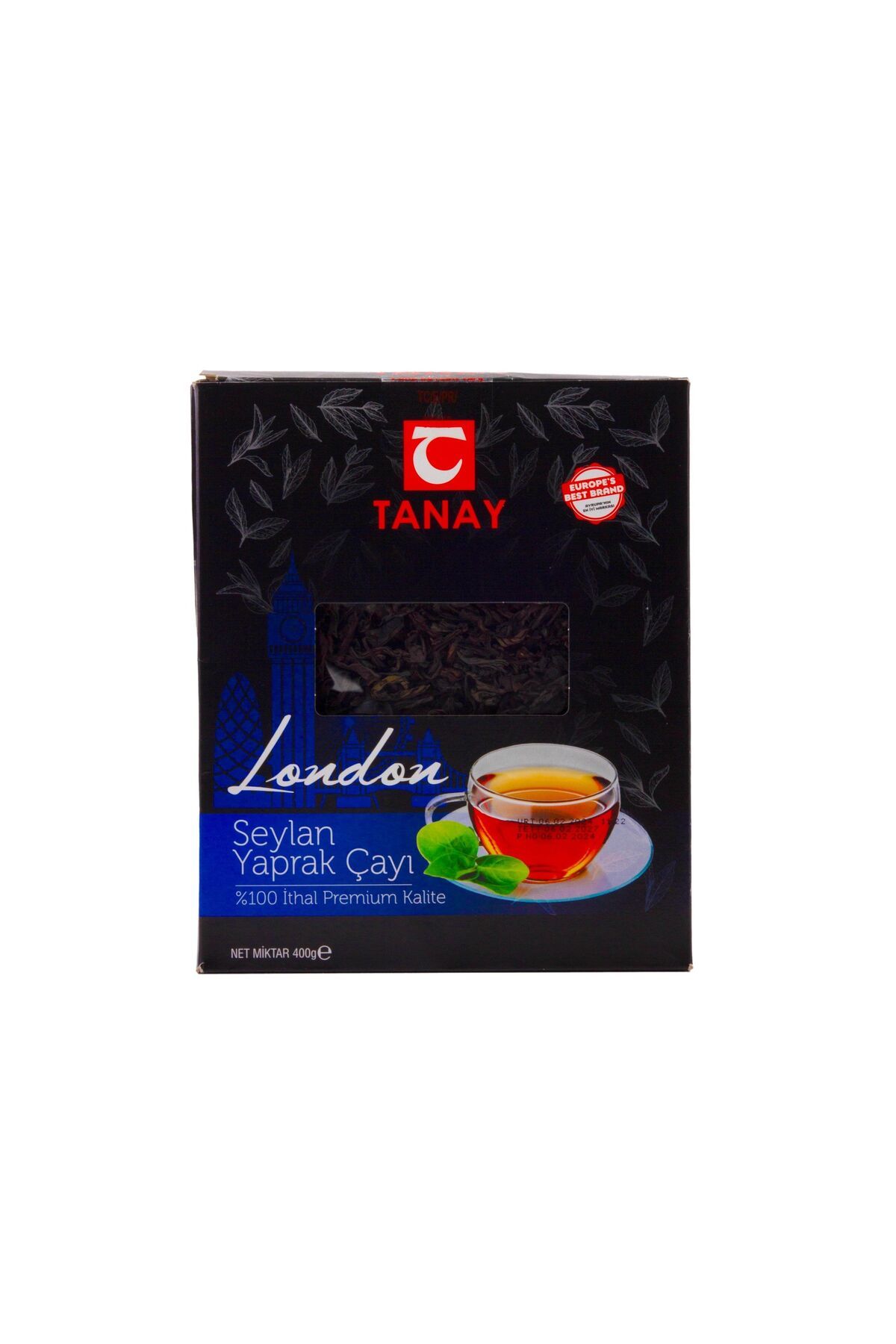 Tanay London Ithal Yaprak Seylan Çay 400 gr