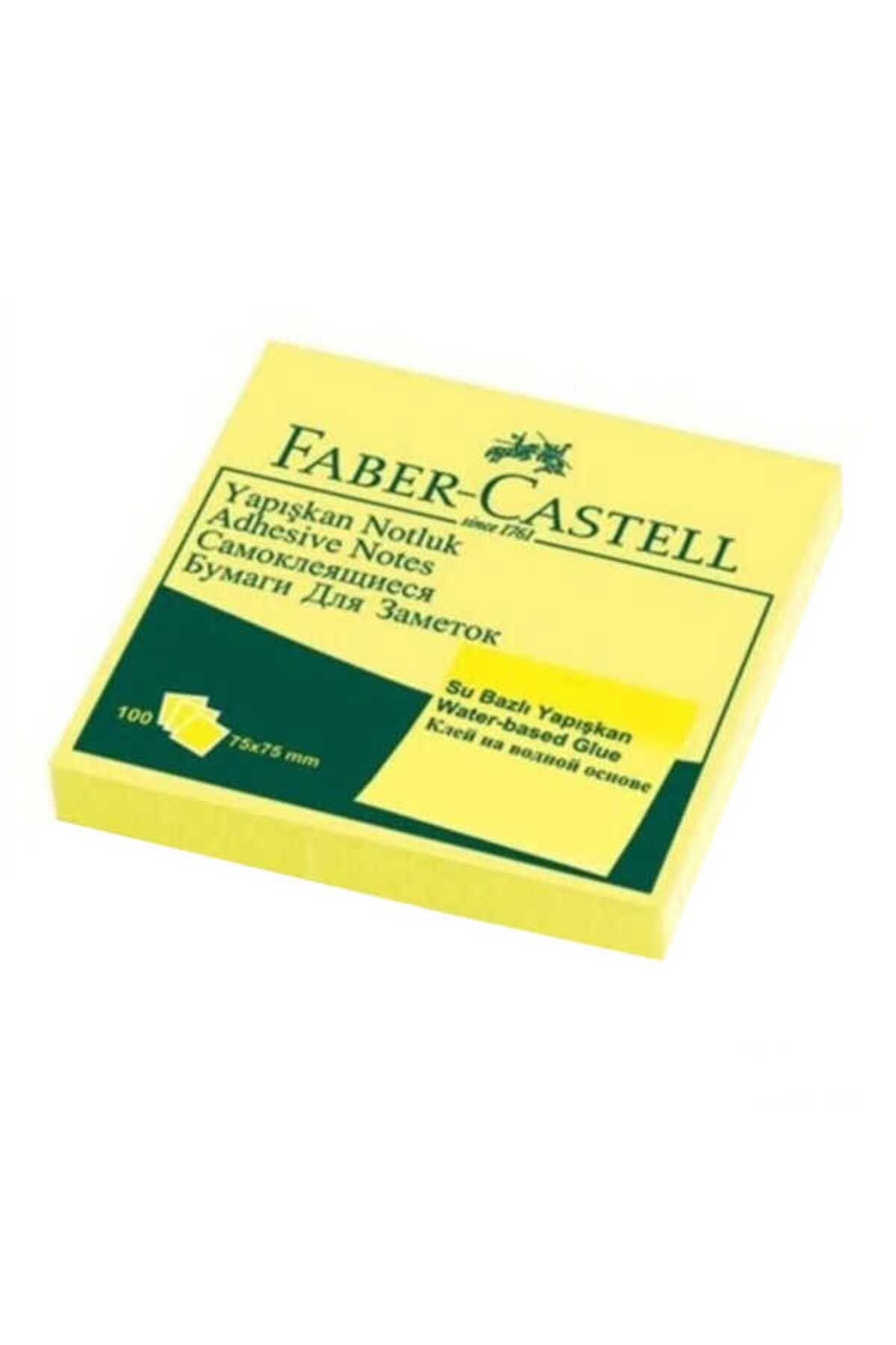 Faber Castell Sarı Yapışkanlı Not Kağıdı (POST-IT) 75 X 75 Mm