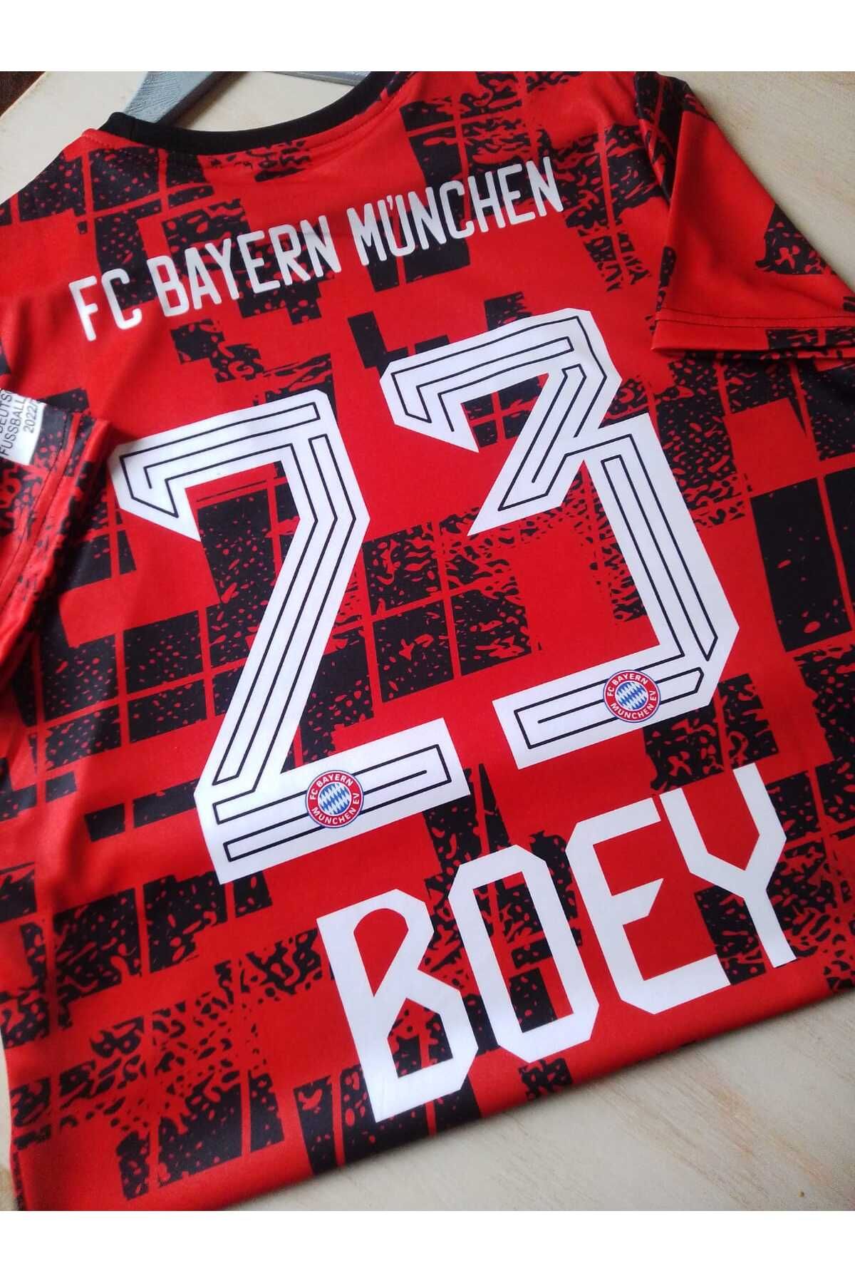 Armageddon Bayern Münih Yeni Sezon S.boey Özel Tasarım Forması Kırmızı Siyah