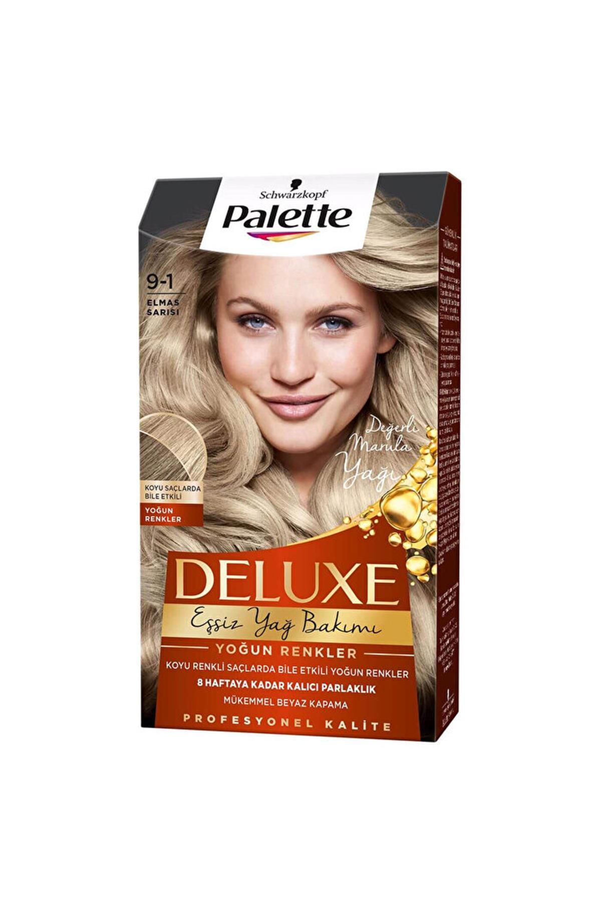 Palette Deluxe Saç Boyası No: 9.1 Elmas Sarısı
