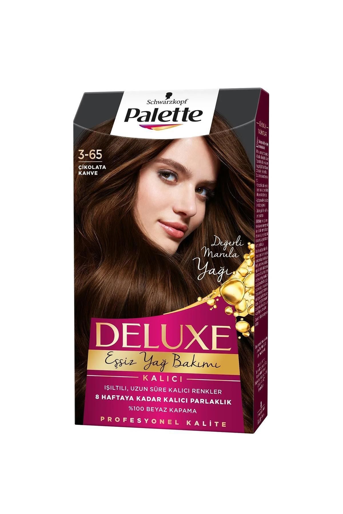 Palette Deluxe Saç Boyası No: 3.65 Çikolata Kahve
