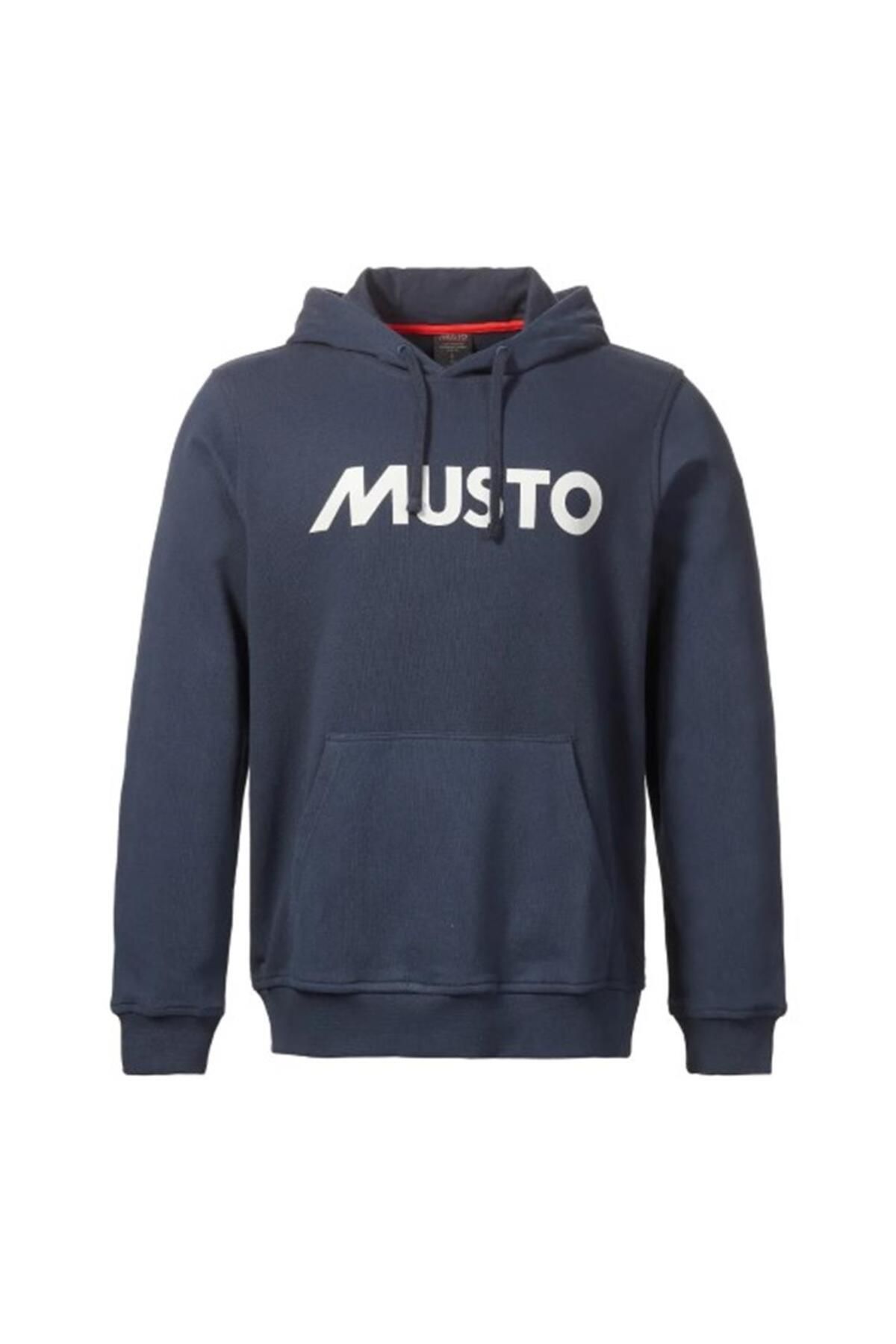 Musto M Logo Kapişonlu Erkek Sweat Shırt