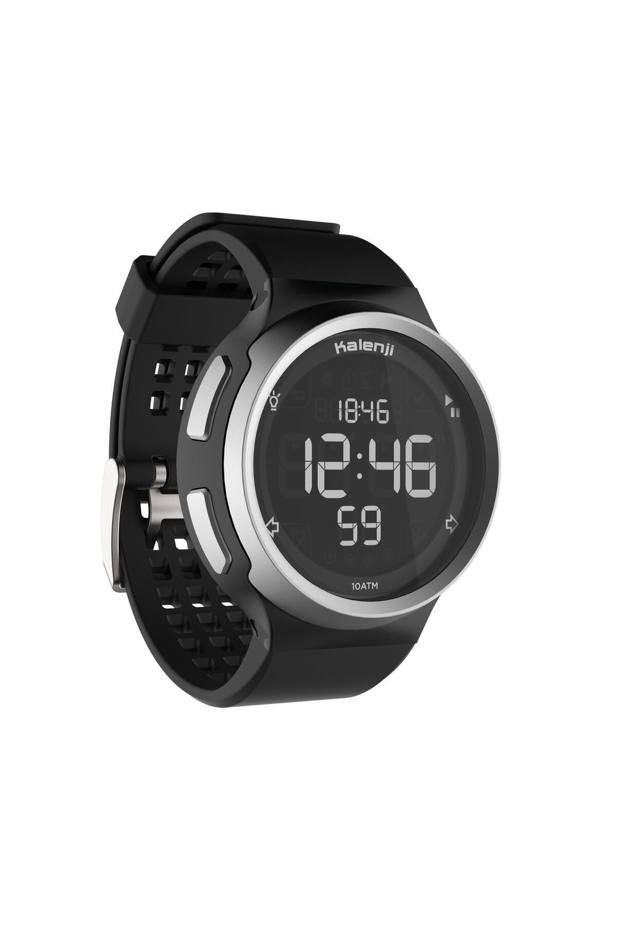 Decathlon Kalenji W900 M Kronometreli Koşu Saati - Erkek - Siyah