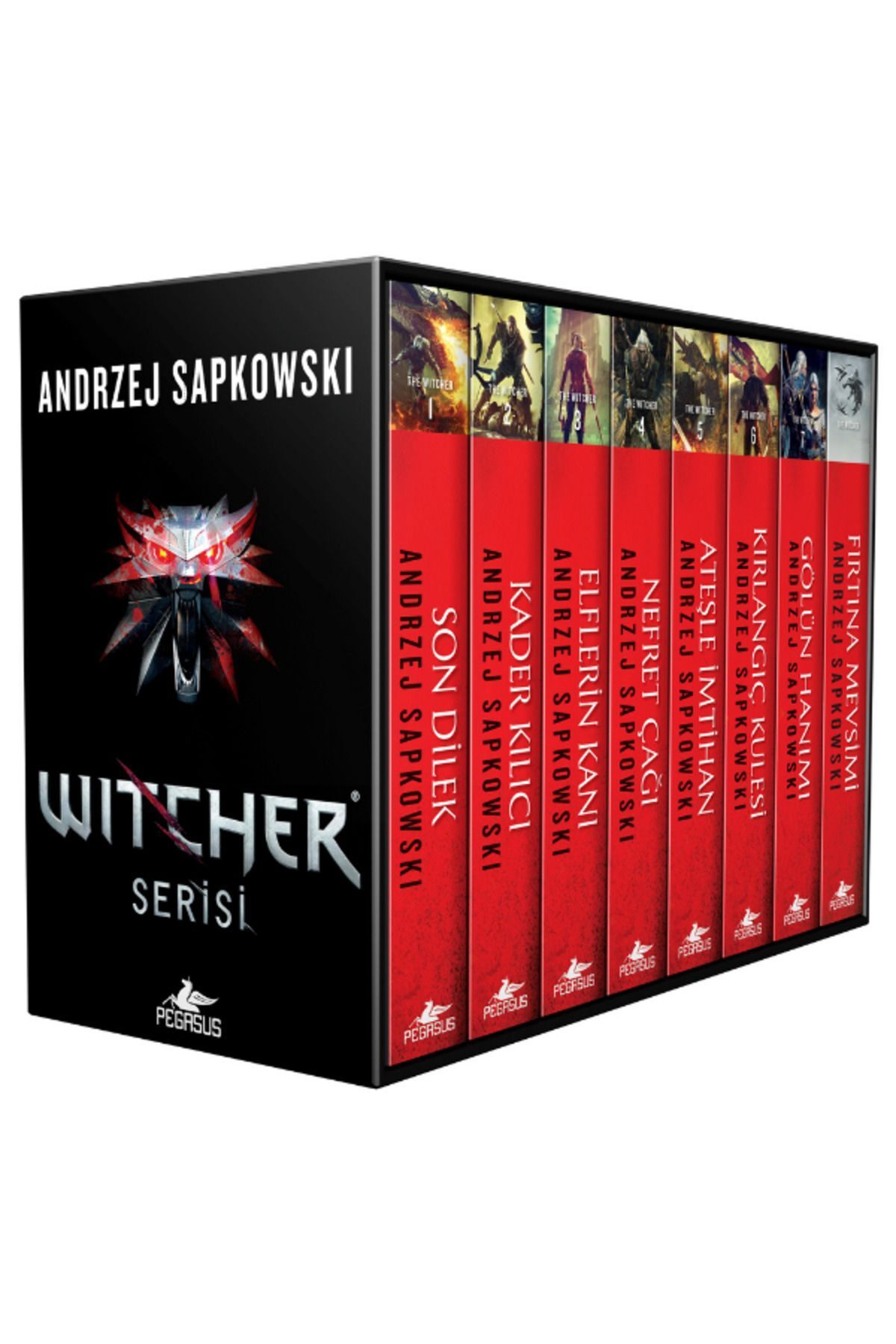Pegasus Yayınları The Witcher Serisi Kutulu Özel Set 8 Kitap