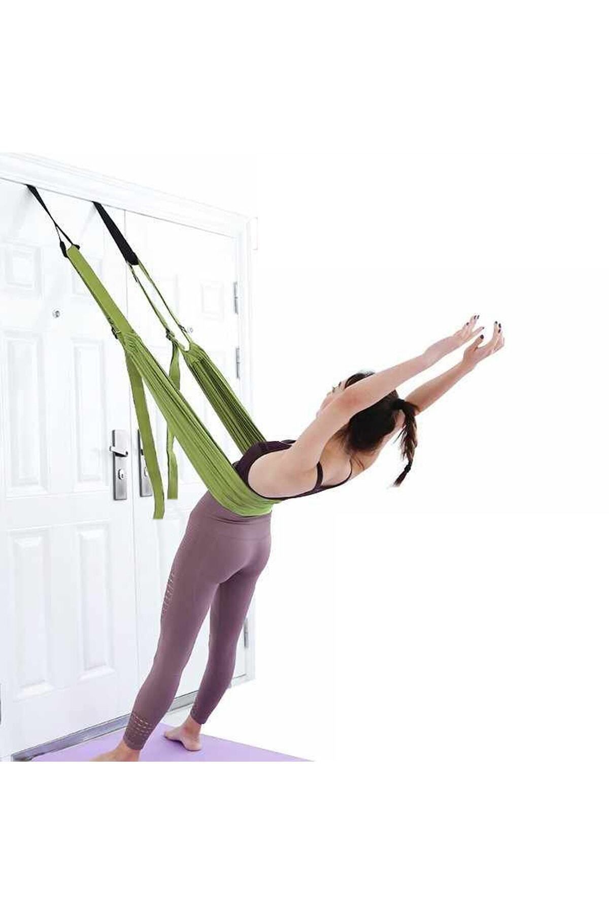 Bundeba Yoga Plus Hamağı Pilates Fitness Askılı Yoga Denge Spor Aleti