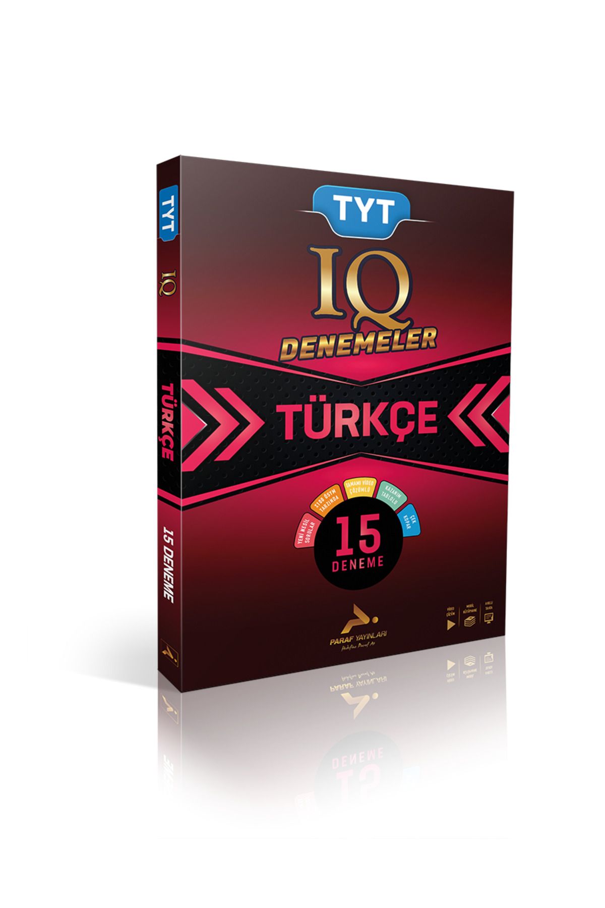 Paraf Yayınları Paraf IQ Tyt Türkçe Video Çözümlü 15 Branş Deneme