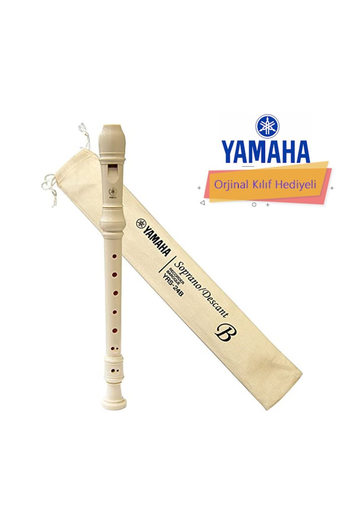 Yamaha Yrs23 Soprano Blok Flüt ( Kılıf Hediyeli)