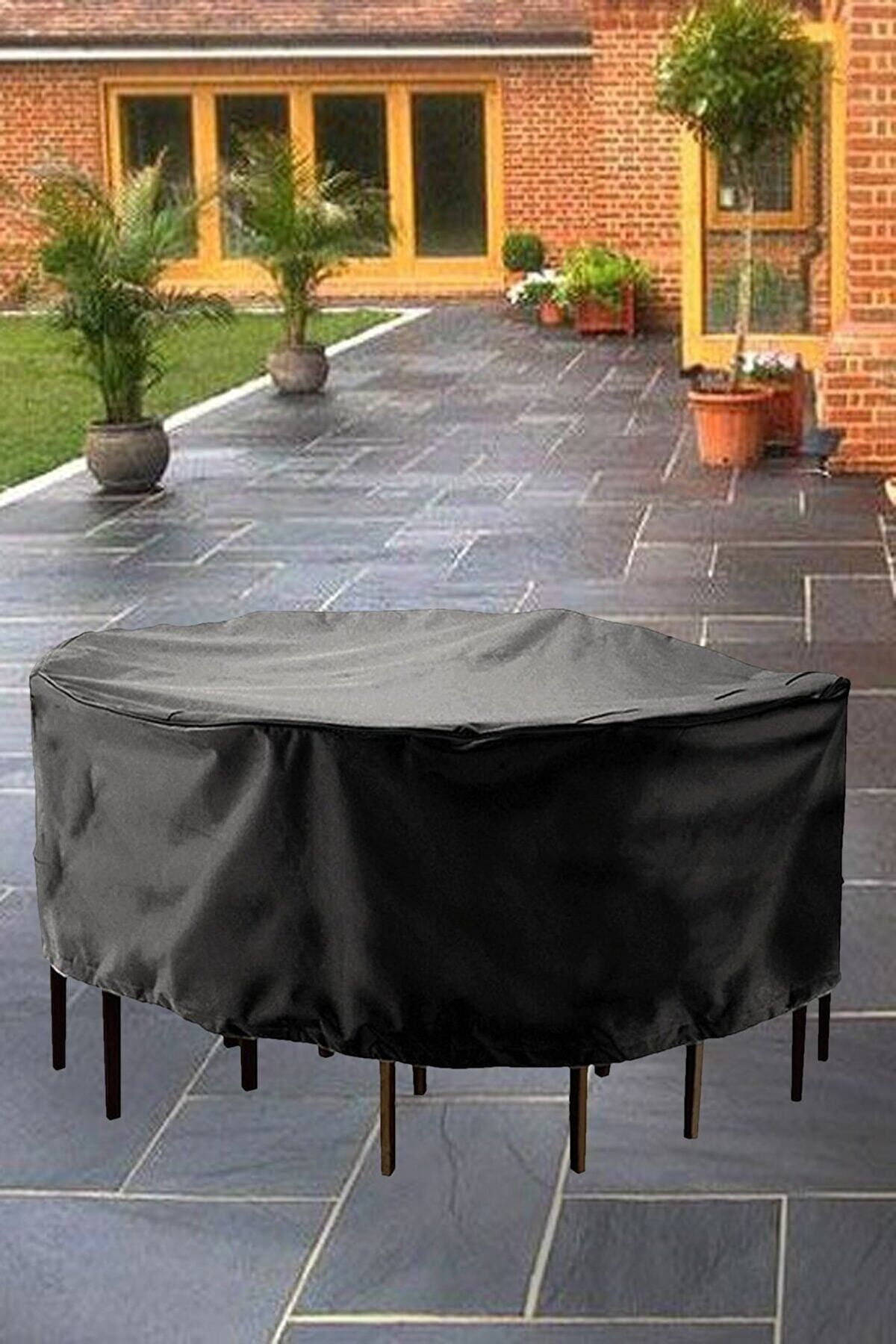 Bundera Guise Bahçe Mobilya Koruma Örtüsü Su Geçirmez Masa Sandalye Yağmur Toz Kir Önleyici Branda 160x80cm