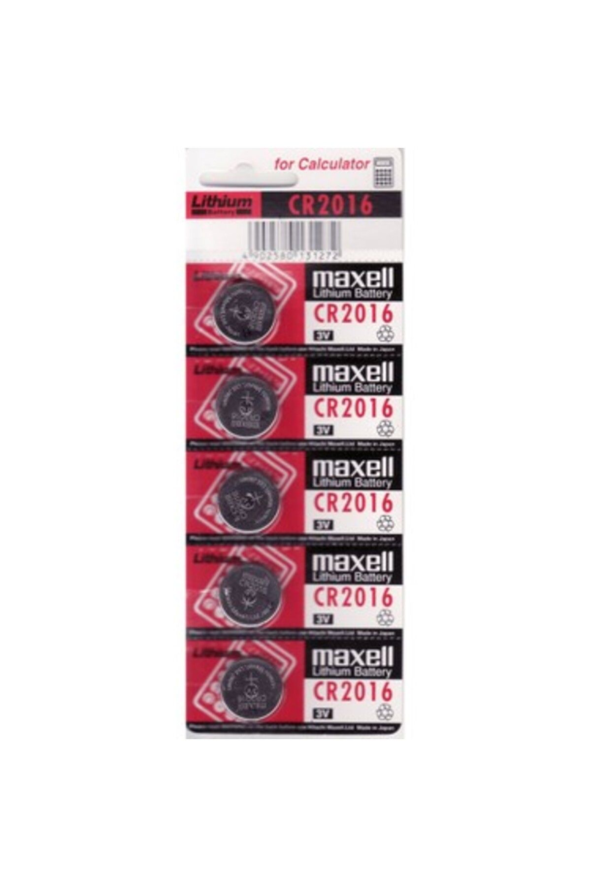 KRGZ 2020 Maxell Cr2016 3v Lityum Düğme Pil 5'li Paket