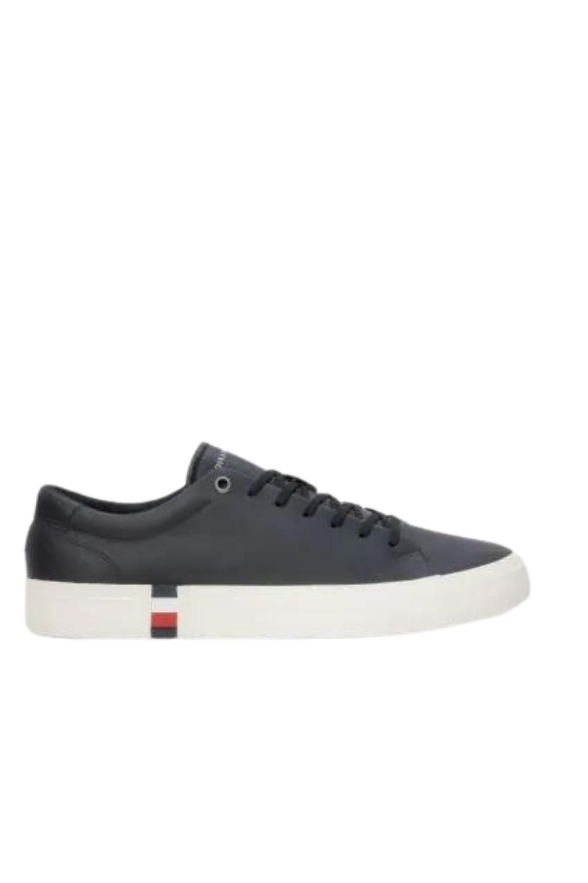 Tommy Hilfiger Corporate Leather Detail Vulc
