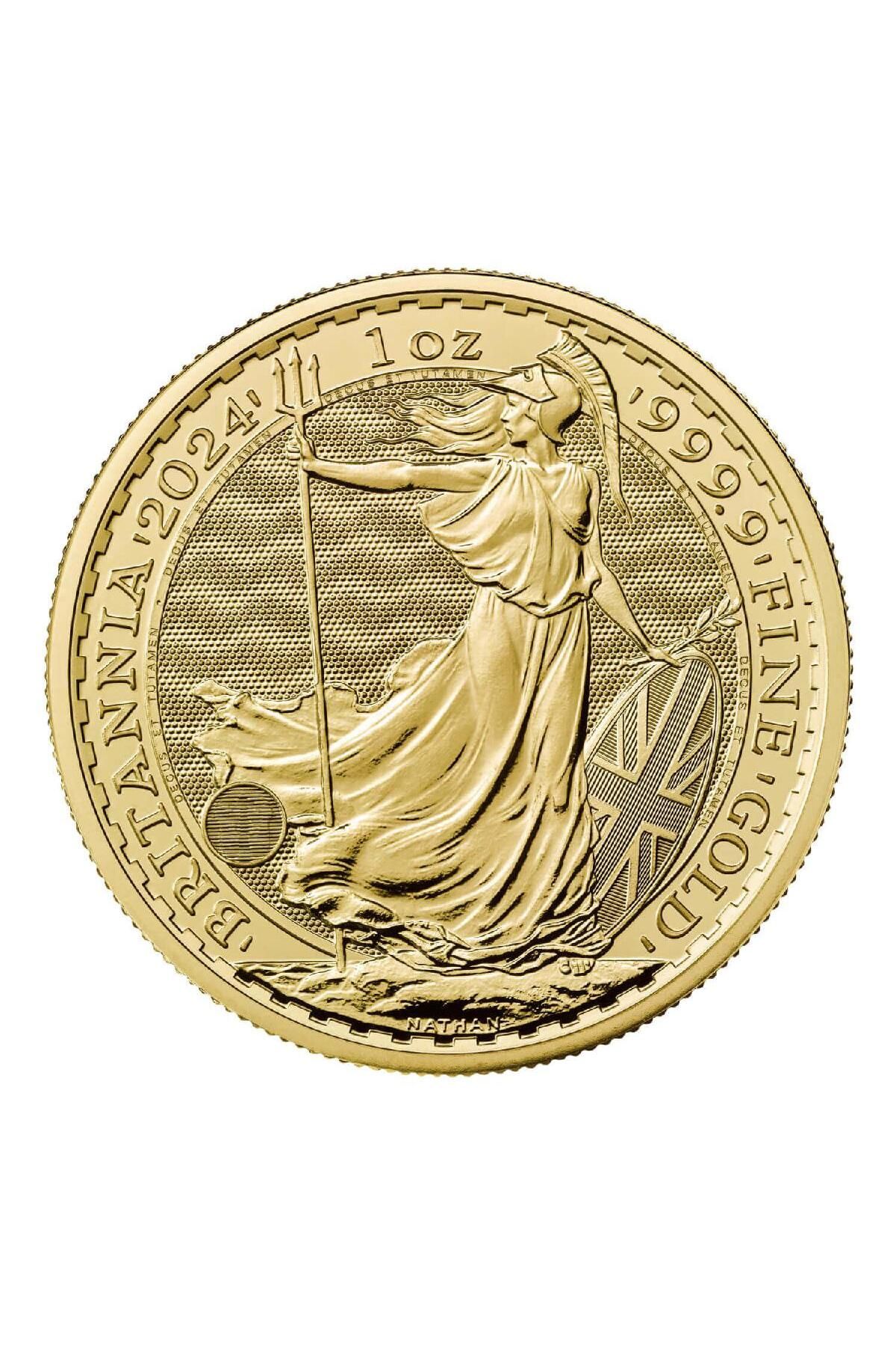 AgaKulche Britannia King Charles III (2024) 1 Ons Altın Sikke Coin (999.9)