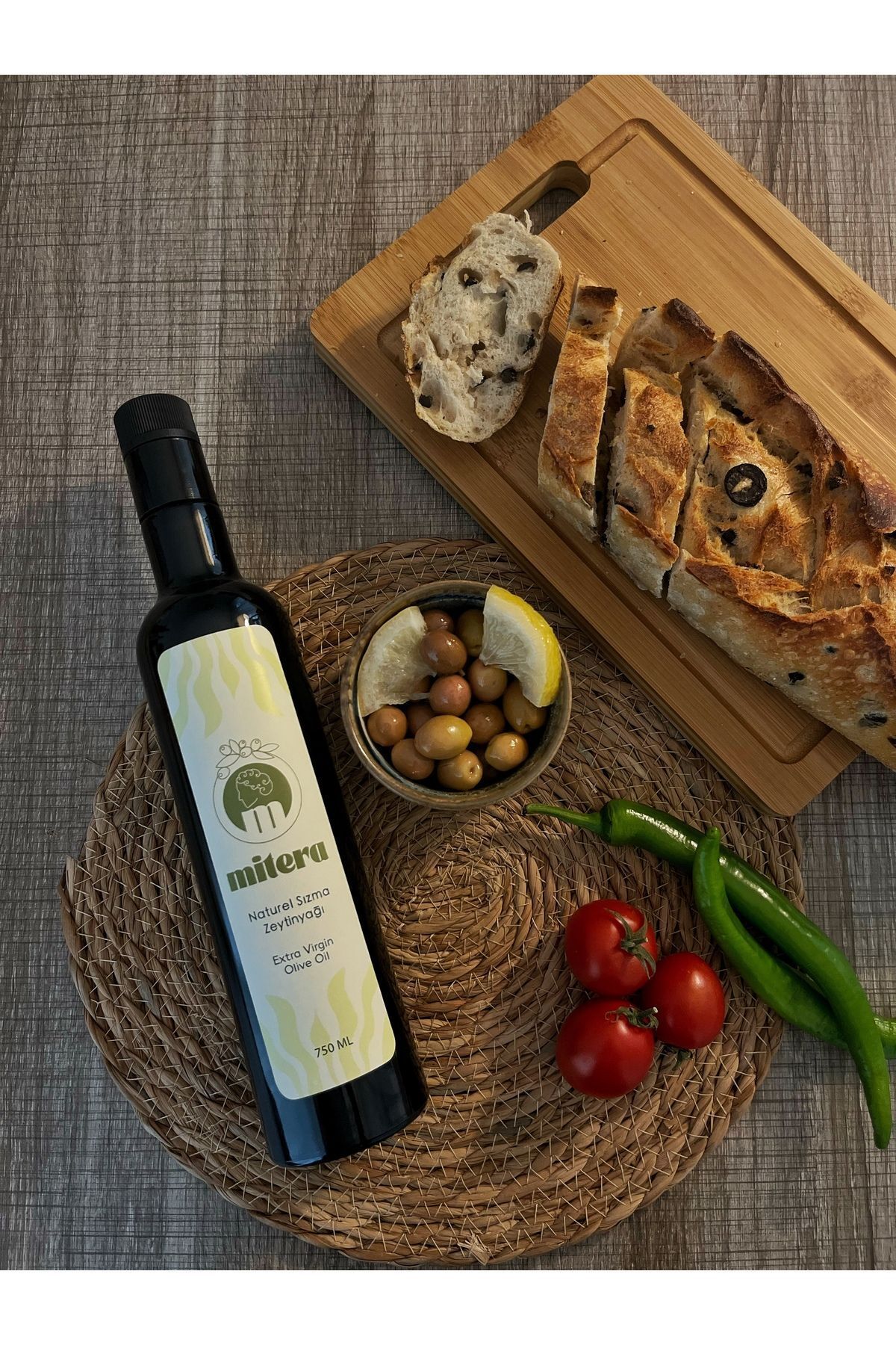 Mitera Olive Oil Ayvalık Erken Hasat Natürel Sızma Zeytinyağı 750 ML (2023-2024 SEZONU)