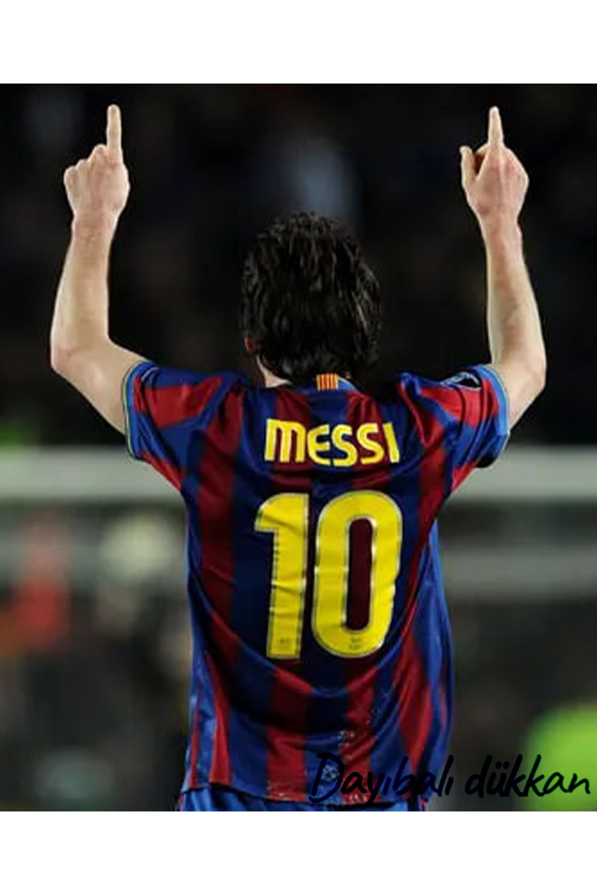 DAYIBALI DÜKKAN Dayıbalı Barcelona Lionel Messi 2010 2011 Kısa Kol Sampiyonlar Ligi Forması