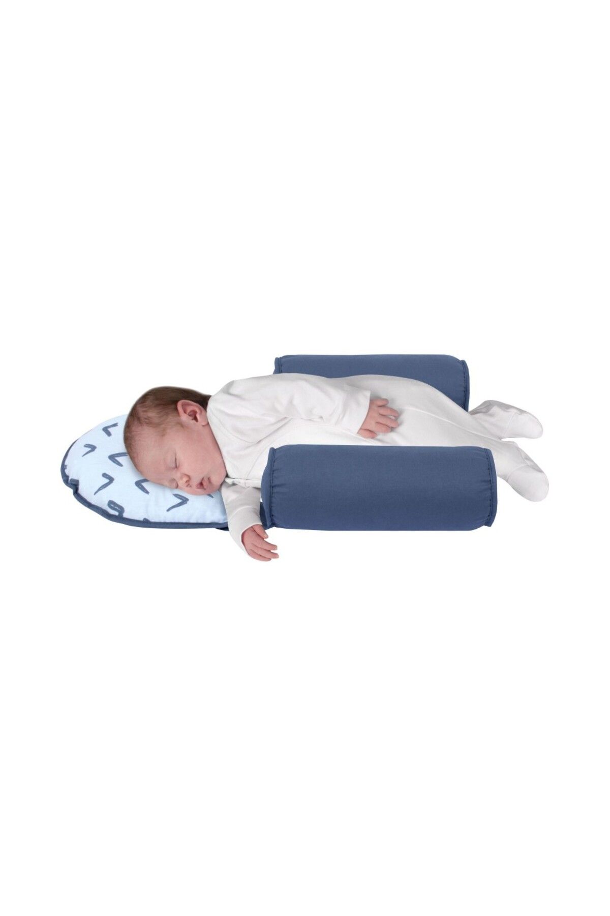 Sevi Bebe Kafa Şekillendirici Yastık Yan Yatış Yastığı Art-33 Çentik