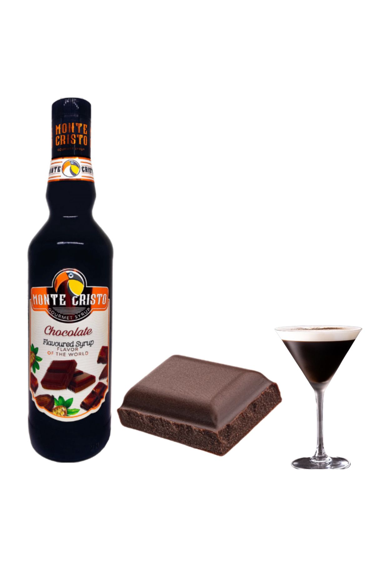 Montecristo Çikolatalı Kokteyl & Kahve Içecek Şurup Monte Cristo