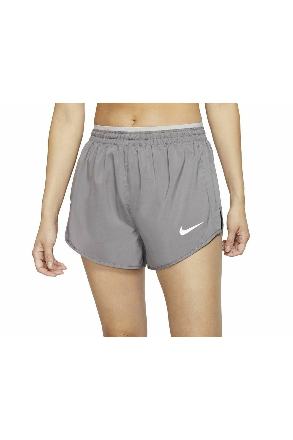 Nike Women's Tempo Luxe 3" Gunsmoke Running Shorts Db4343-056 Koşu Şortu