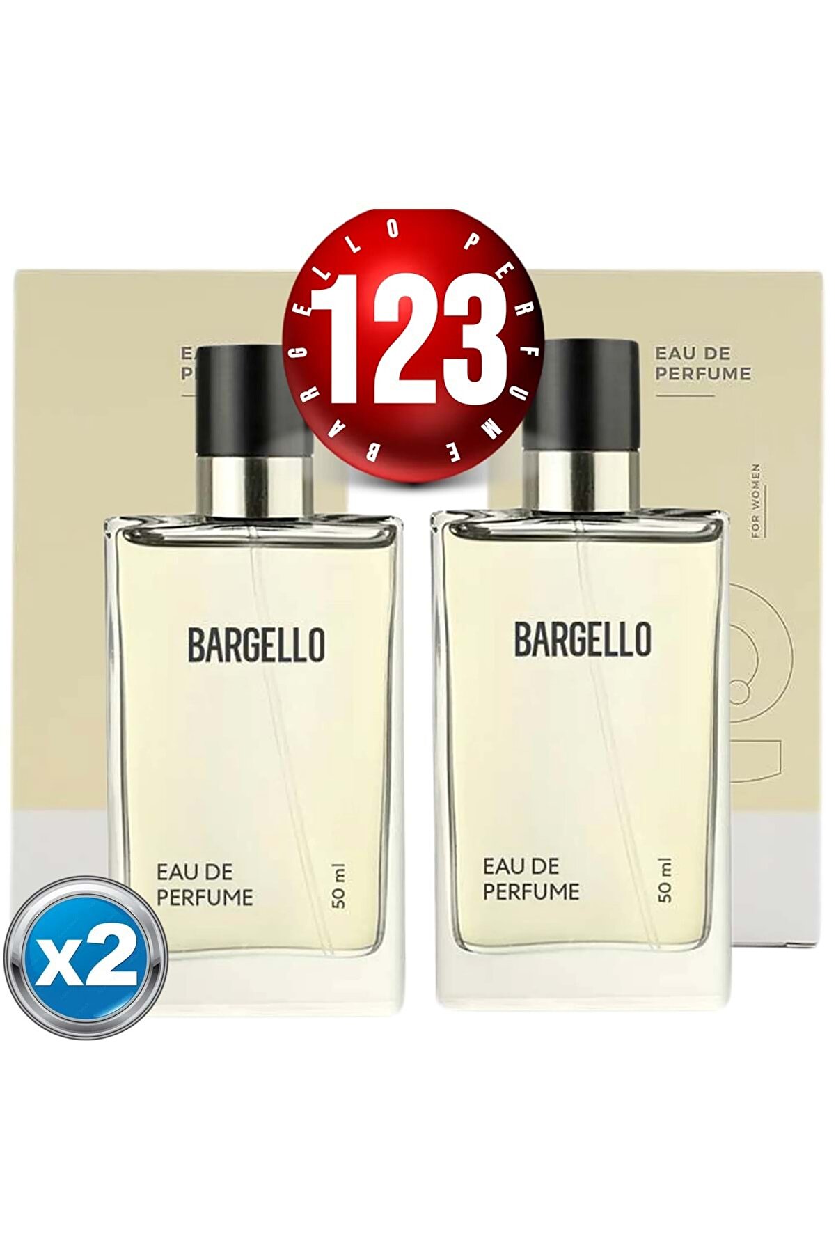 123x2(2ADET) Floral 50 ml Edp