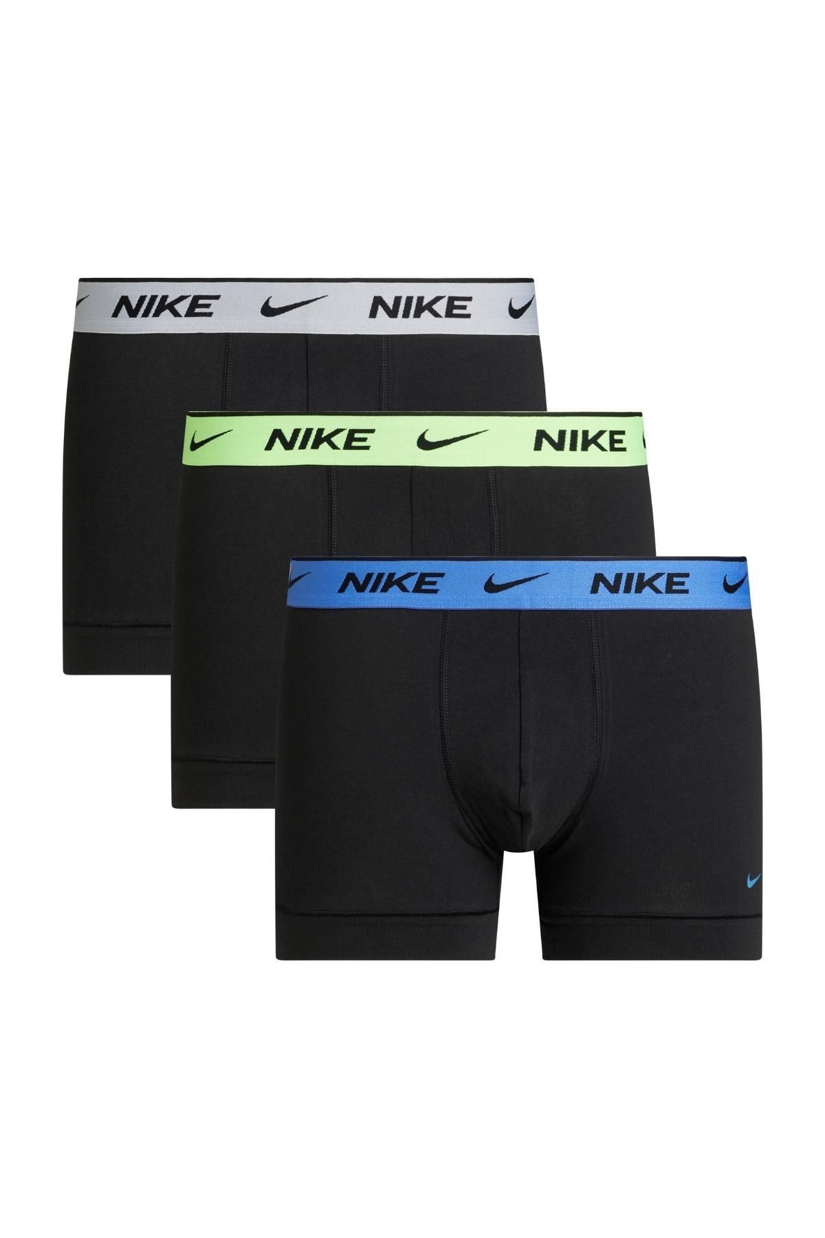 Nike Erkek Nike Marka Logolu Elastik Bantlı Günlük Kullanıma Uygun Siyah Boxer 0000ke1008-hwv