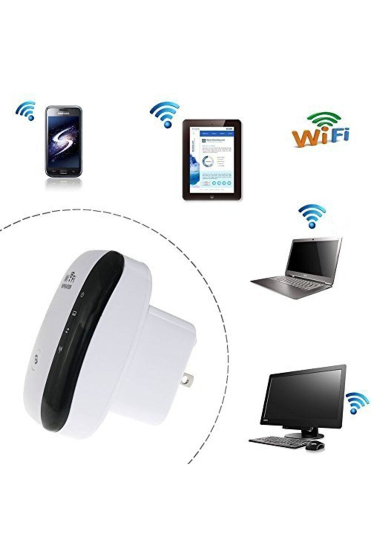 Gomax 300mbps Access Point Wi-fi Repeater Kablosuz Sinyal Güçlendirici
