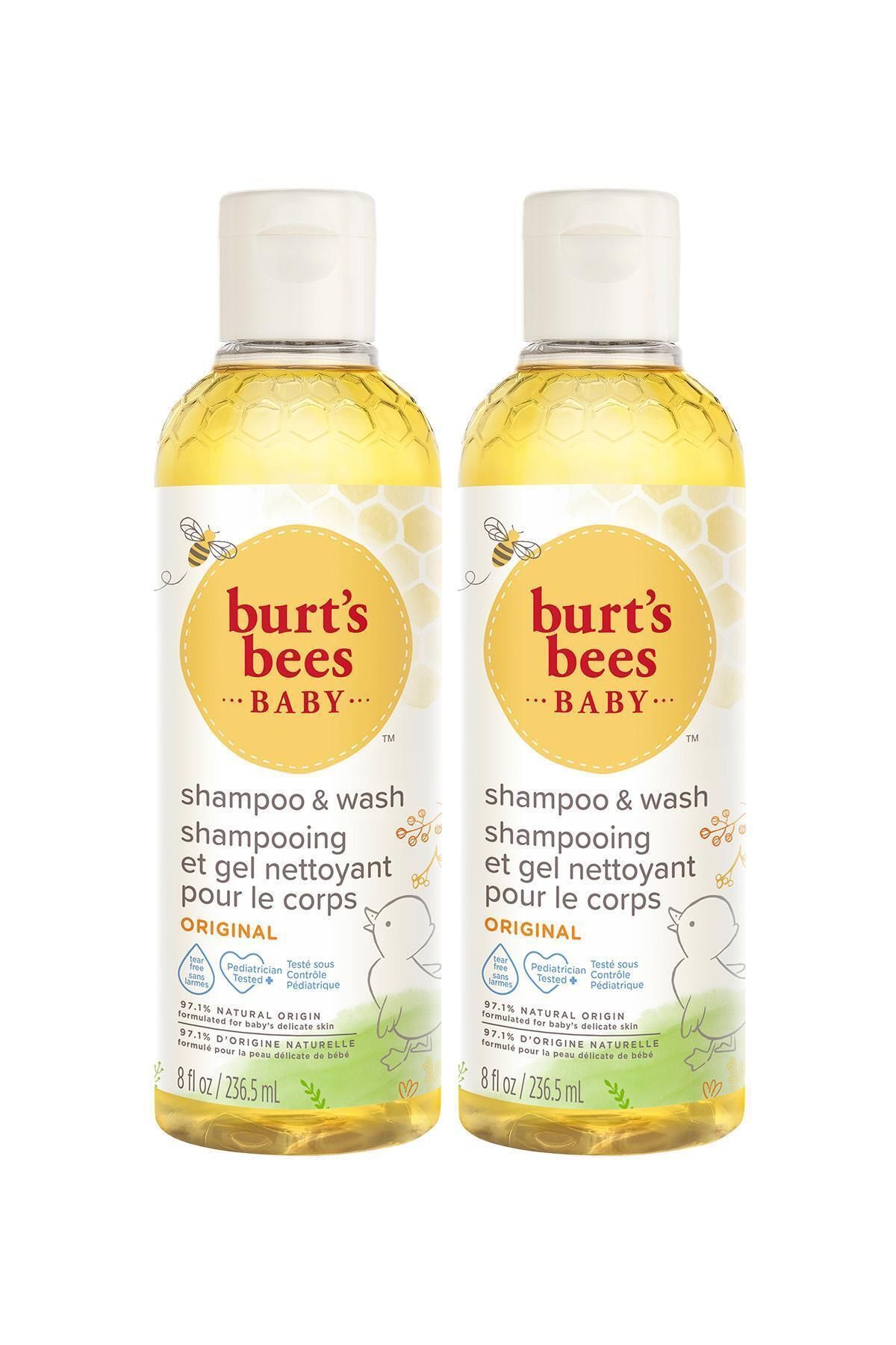 Burt's Bees Bebek Saç Ve Vücut Şampuanı - Baby Bee Shampoo Body Wash X 2 235 ml