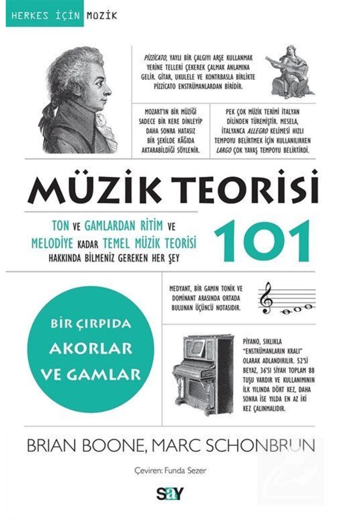 Say Yayınları Müzik Teorisi 101 / Bir Çırpıda Akorlar Ve Gamlar
