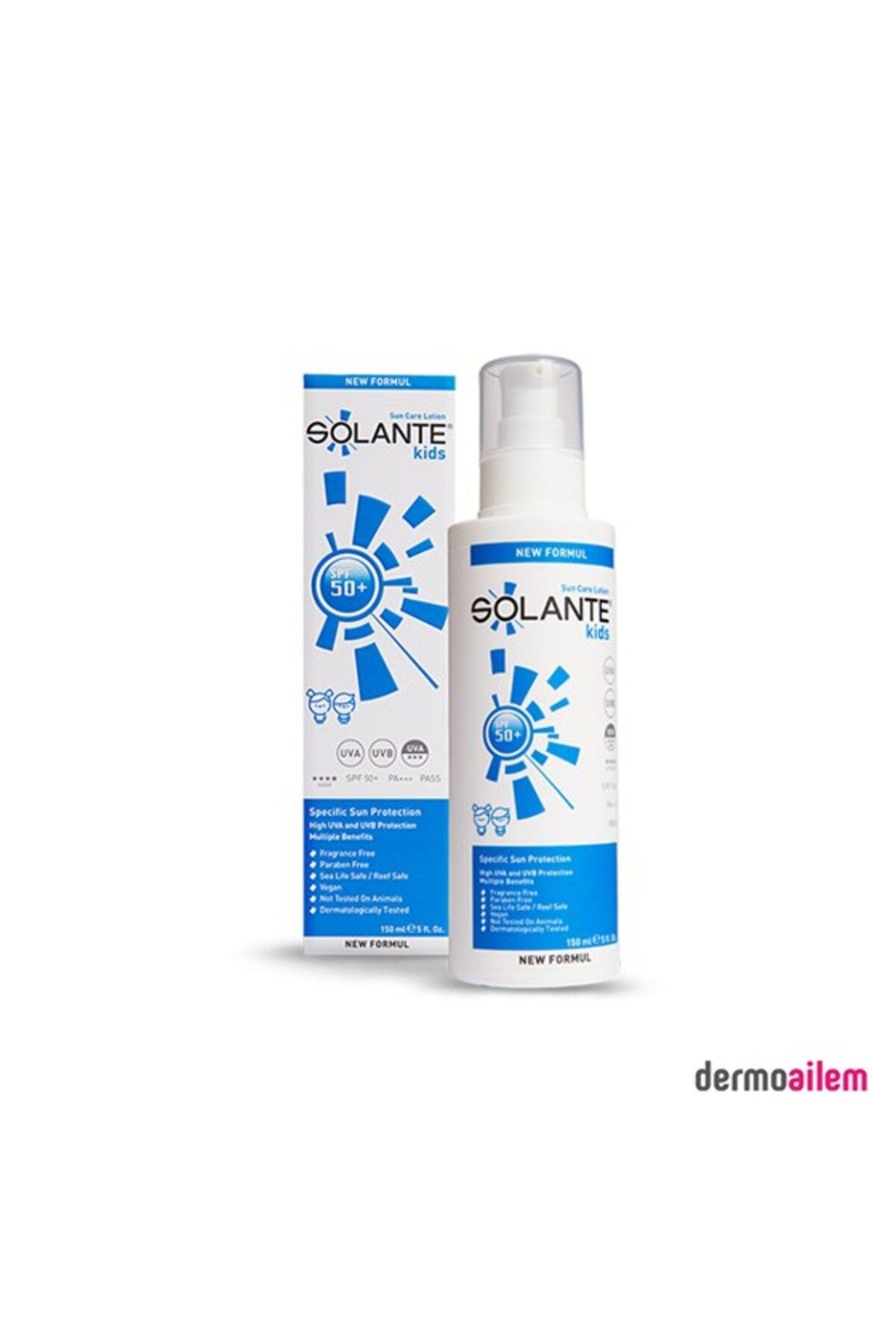 Solante Kids Spf50+ Güneş Koruma Losyonu 150 ml