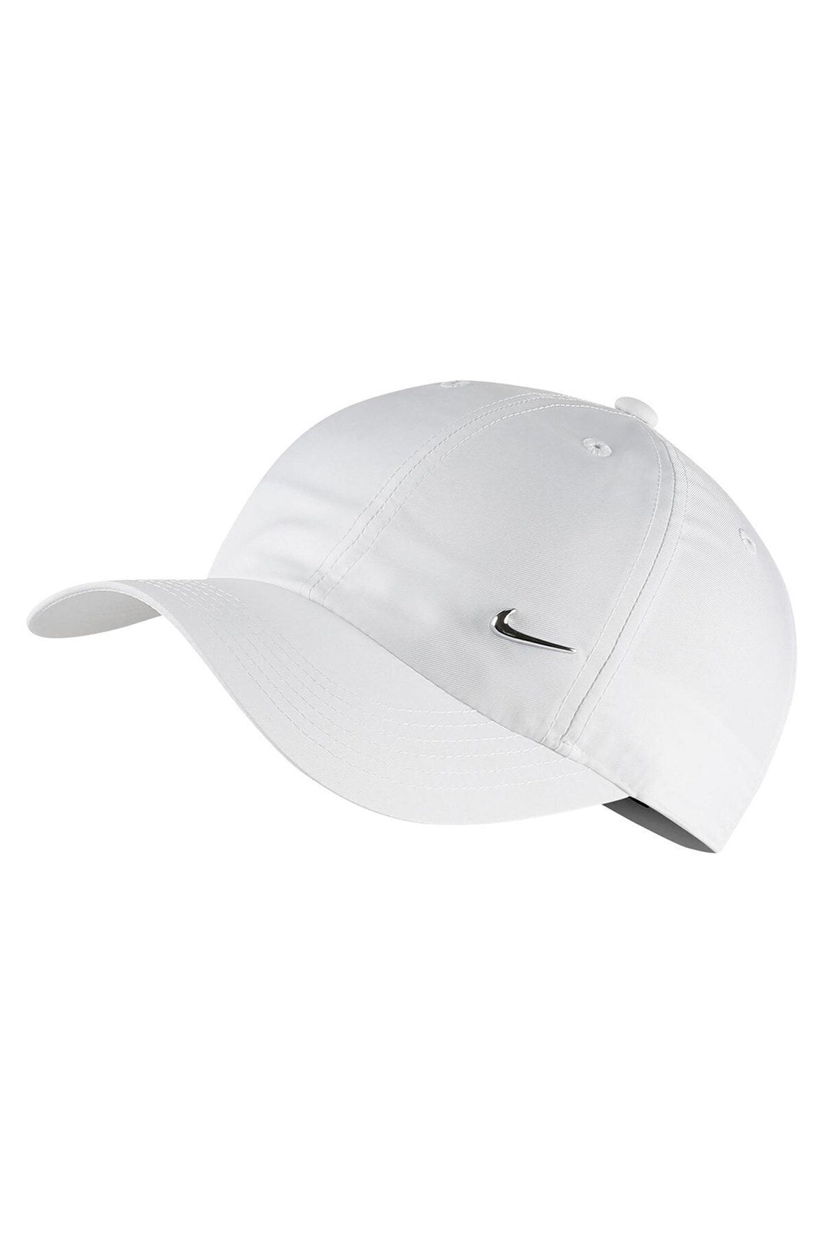 Nike Y Nk H86 Cap Metal Swoosh Çocuk Beyaz Şapka - Av8055-100
