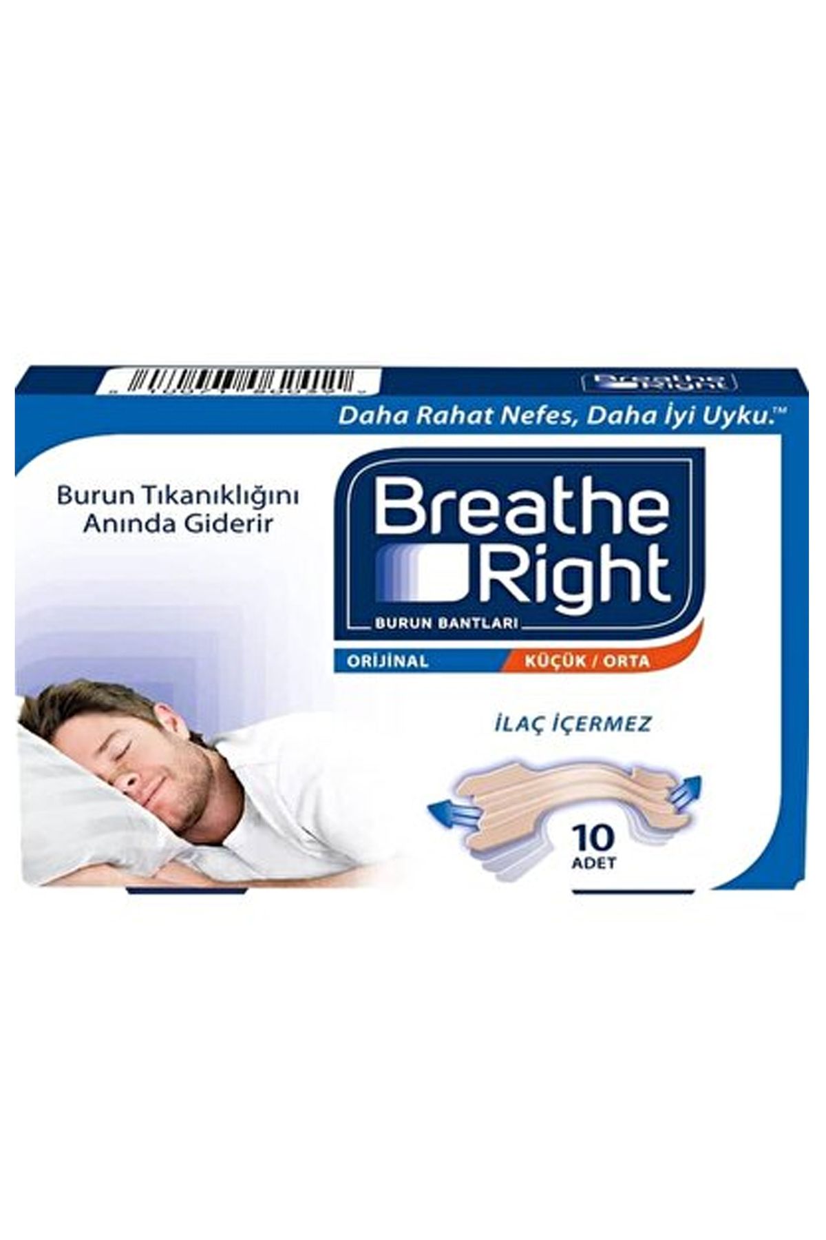 Breathe Right Burun Bandı Orijinal Küçük/orta Boy 10 Adet