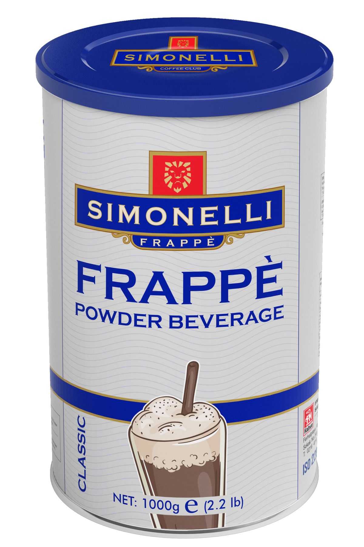 Simonelli Ice Coffee Frappe 1000 gr Teneke
