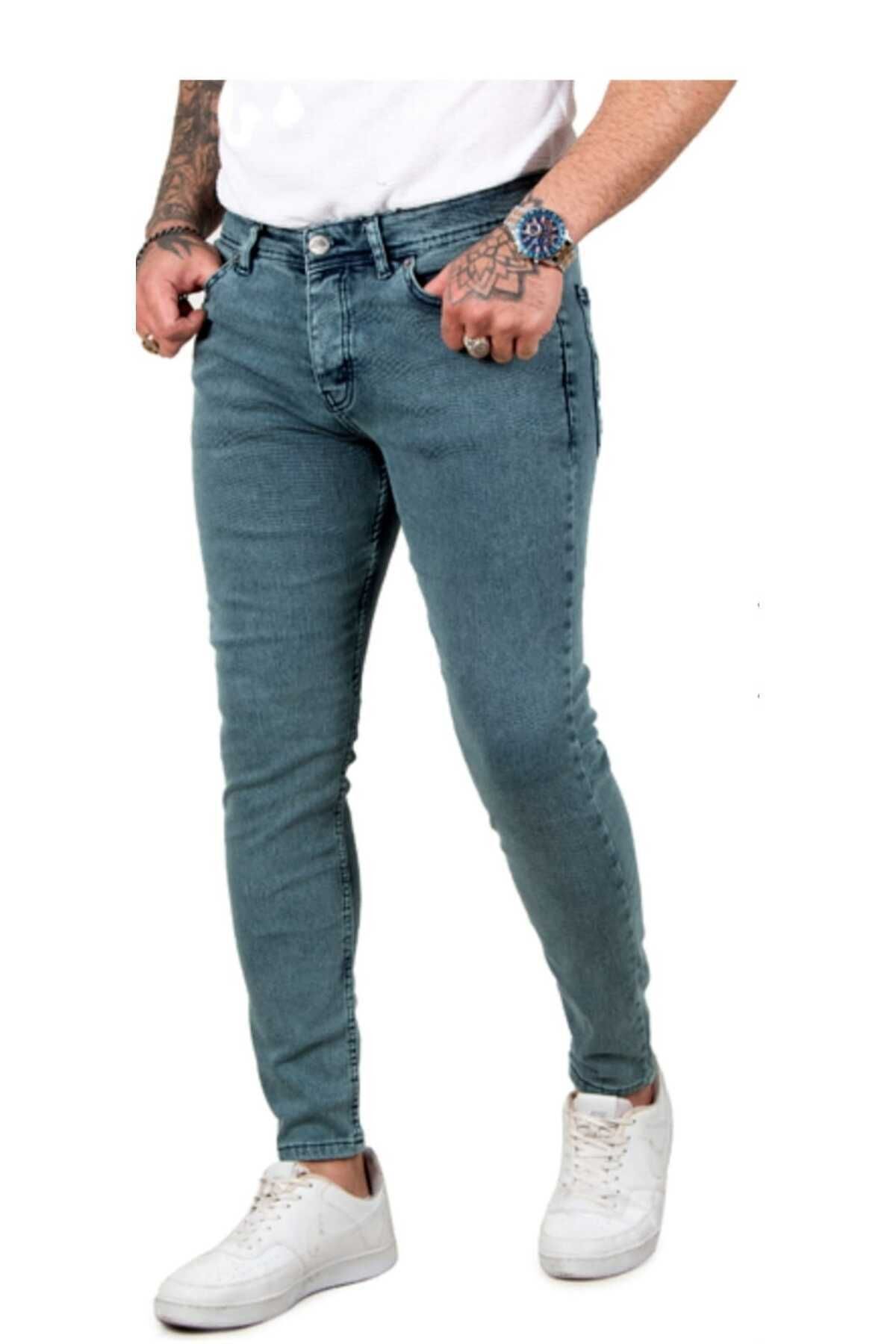 Avcı Slim Fit Likralı Erkek Jeans Kot Pantalon