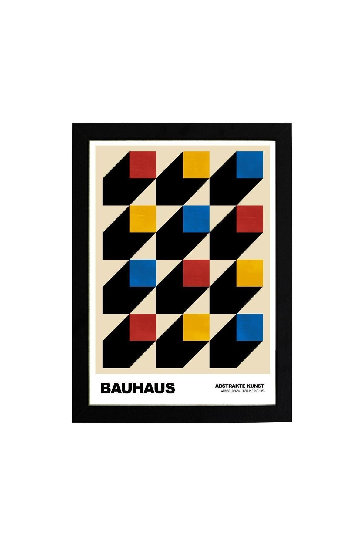 KAYNOCK Bauhaus 8, Modern, Contemporary Art, Sanat, Poster Tablo Dijital Tasarım Tablo