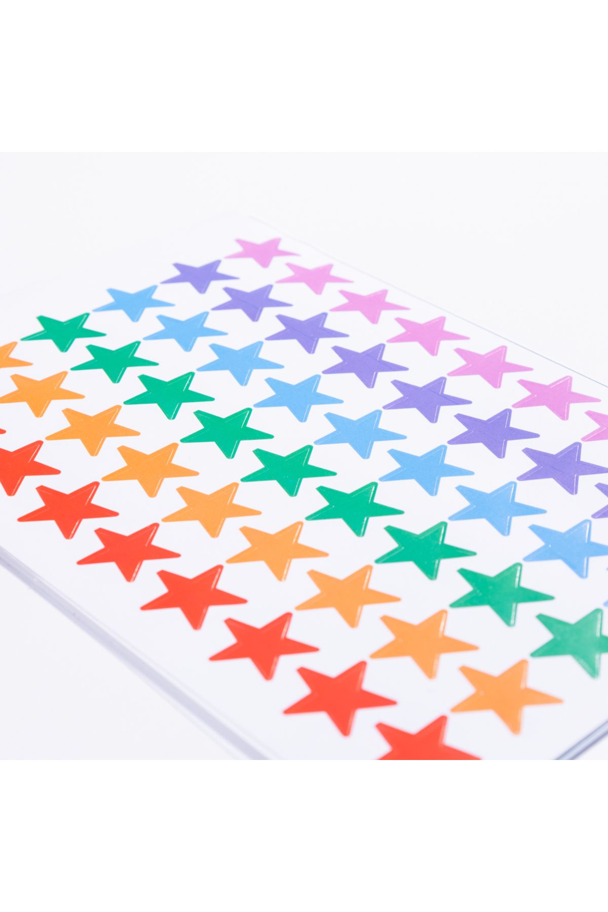 Bimotif Karışık renkli yıldız sticker seti, 54 adet