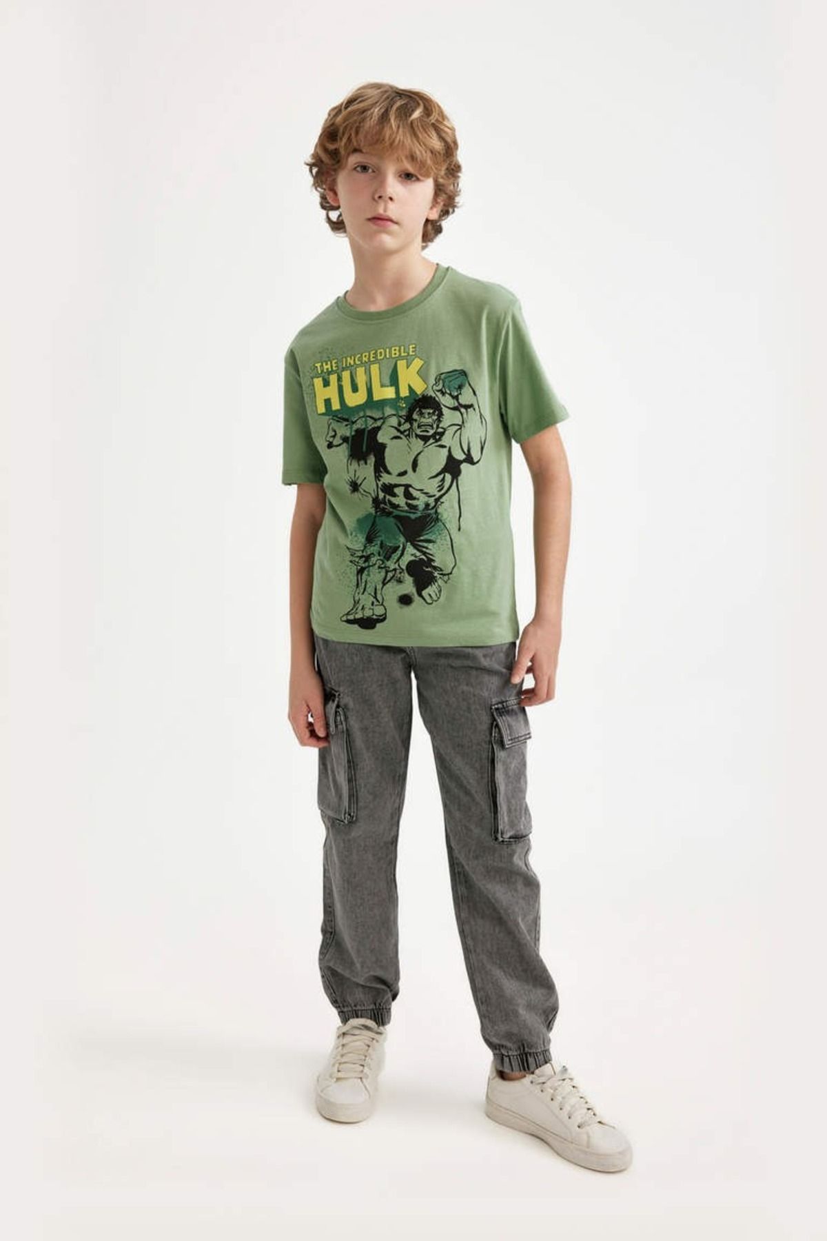 Defacto Erkek Çocuk T-shirt B7218a8/gn973 Green
