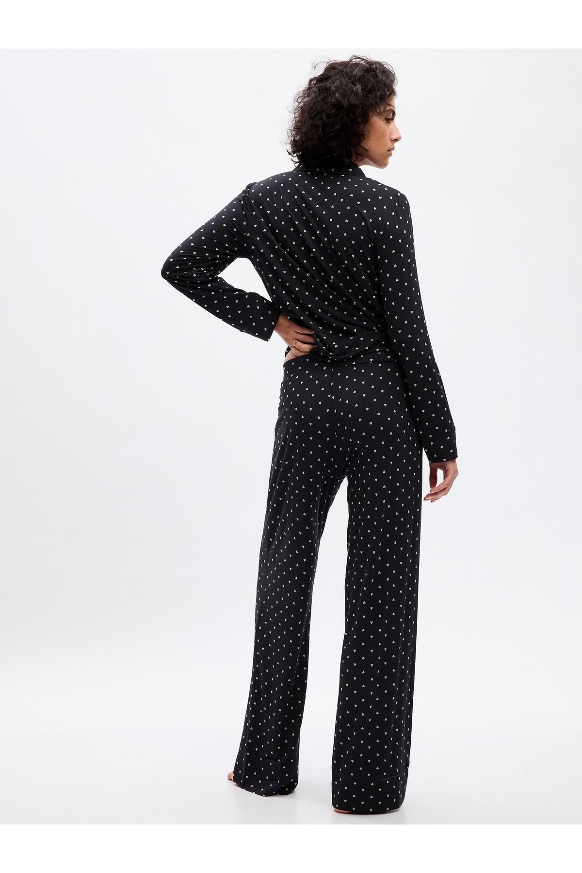 GAP Kadın Siyah Modal Karışımlı Pijama Altı