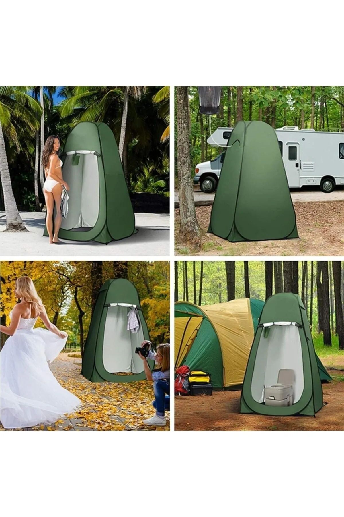 Siprona Premium Giyinme Çadırı Kamp Duş Tuvalet Çadırı Soyunma Çadır Portatif Otomatik Çadır  Kamp Duş