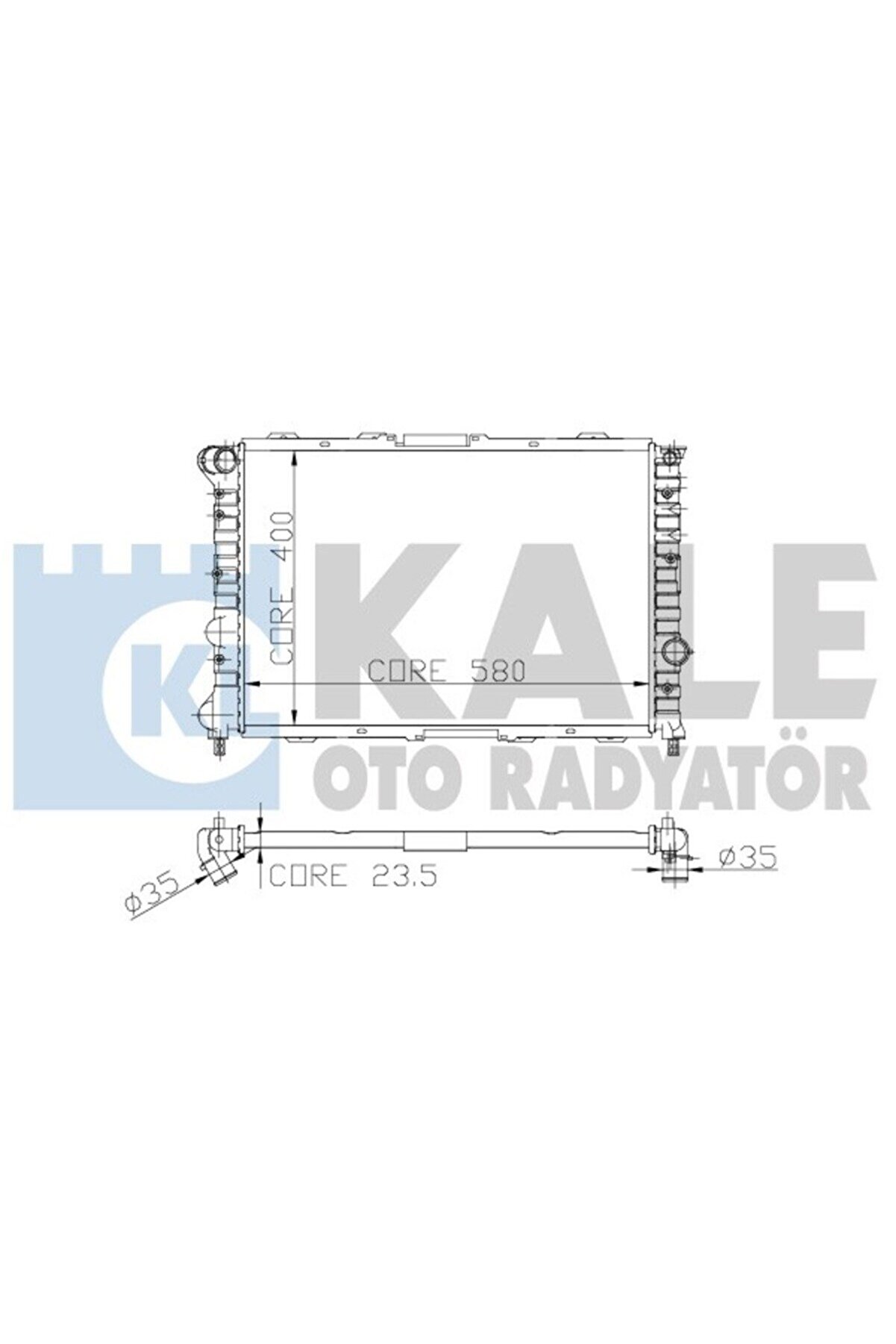 Radyatör Klimali Alfa 156 1997-2005 Alfa Romeo 156 1997-2006 504645083