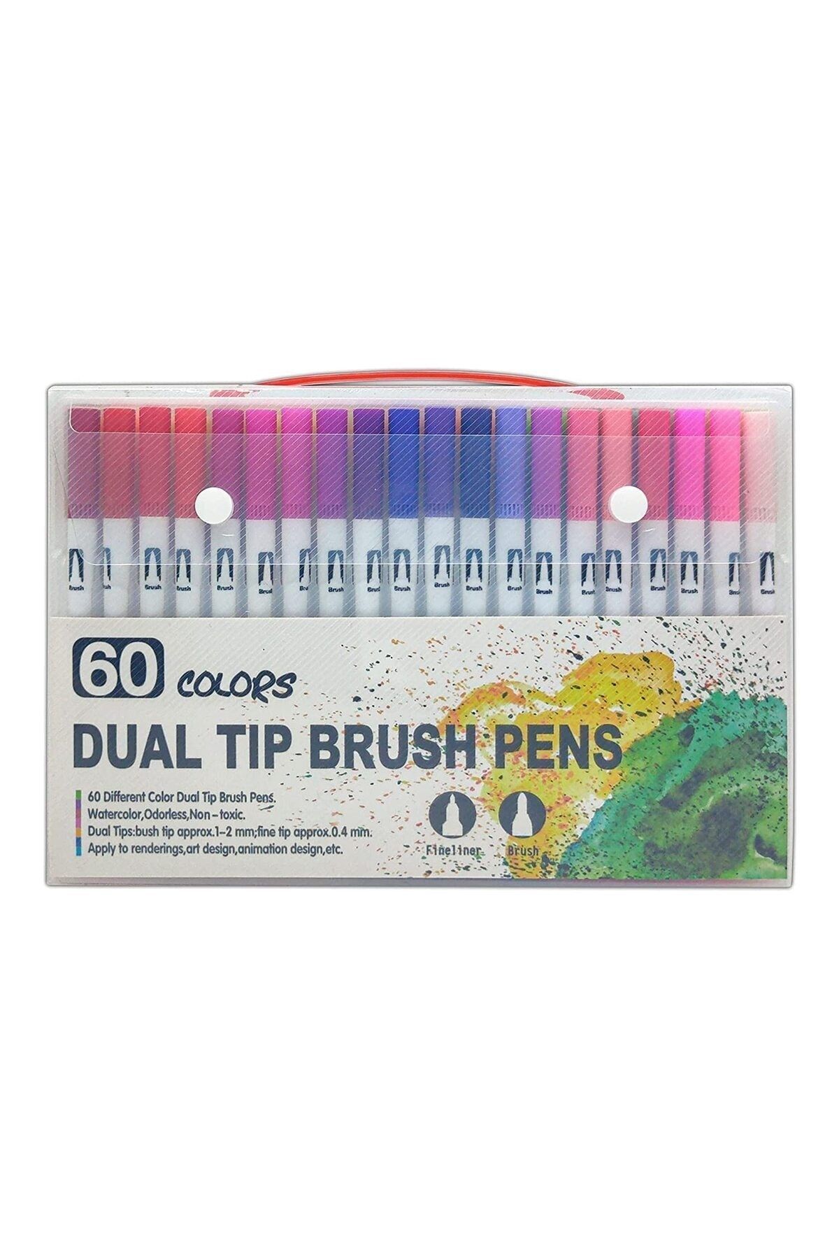 Dodocool Çift Taraflı Brushpen 60’Lı Marker Kalem Seti Bullet Jurnal Mandala Eskiz Boyama Seti